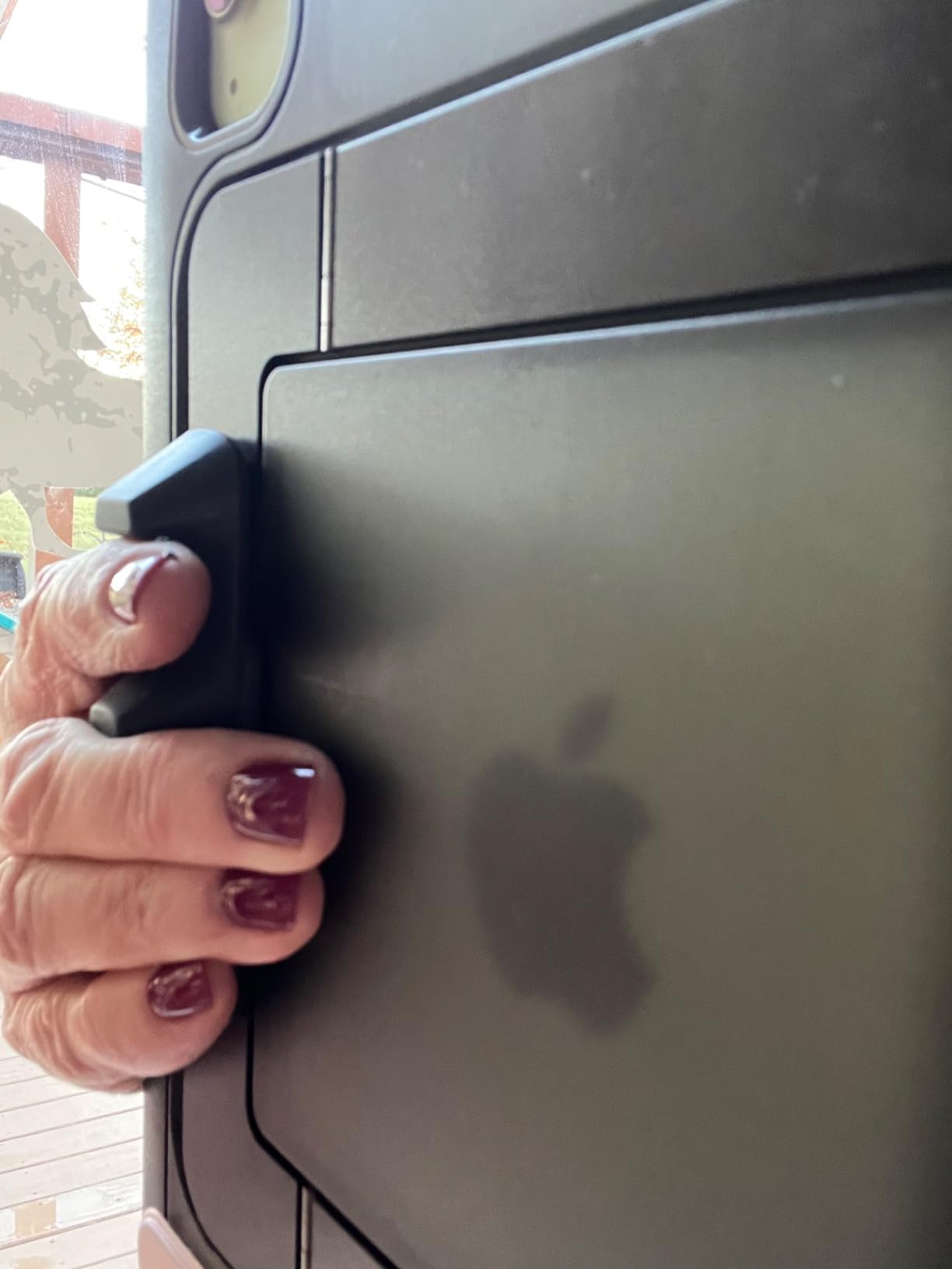 PXIRQ Gaming Handle for iPad, [Washable & Reusable] Anti-Slip Silicone Gamepad Grip, Multi-Finger Triggers Operation Tablet Game Controller for PUBG/Knives Out/Rules of Survival customer photo 1