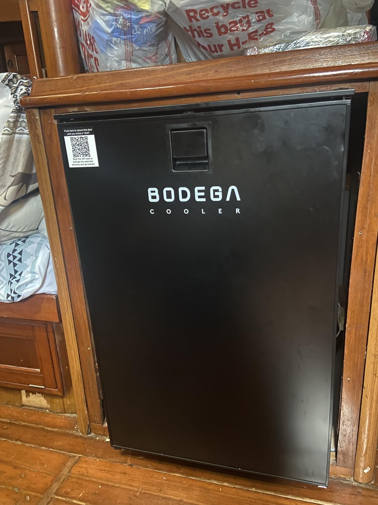 BODEGACOOLER 12 Volt Refrigerator, 83L RV Refrigerator APP Control, RV Fridge and Freezer, Travel Compressor Cooler with Lock, (-4°F-46°F) Car Fridge for Truck, RV, Camping, Boat -12/24V DC, Black customer photo 1