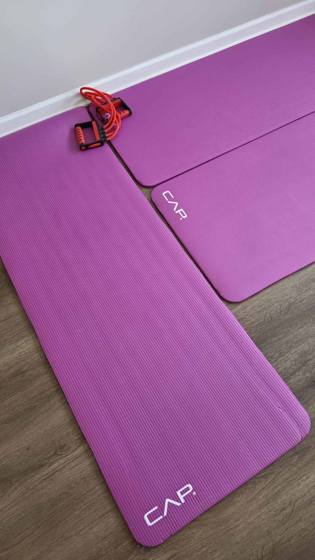 CAP Barbell 1/2-Inch High Density Exercise Yoga Mat with Strap | Multiple Options customer photo 1