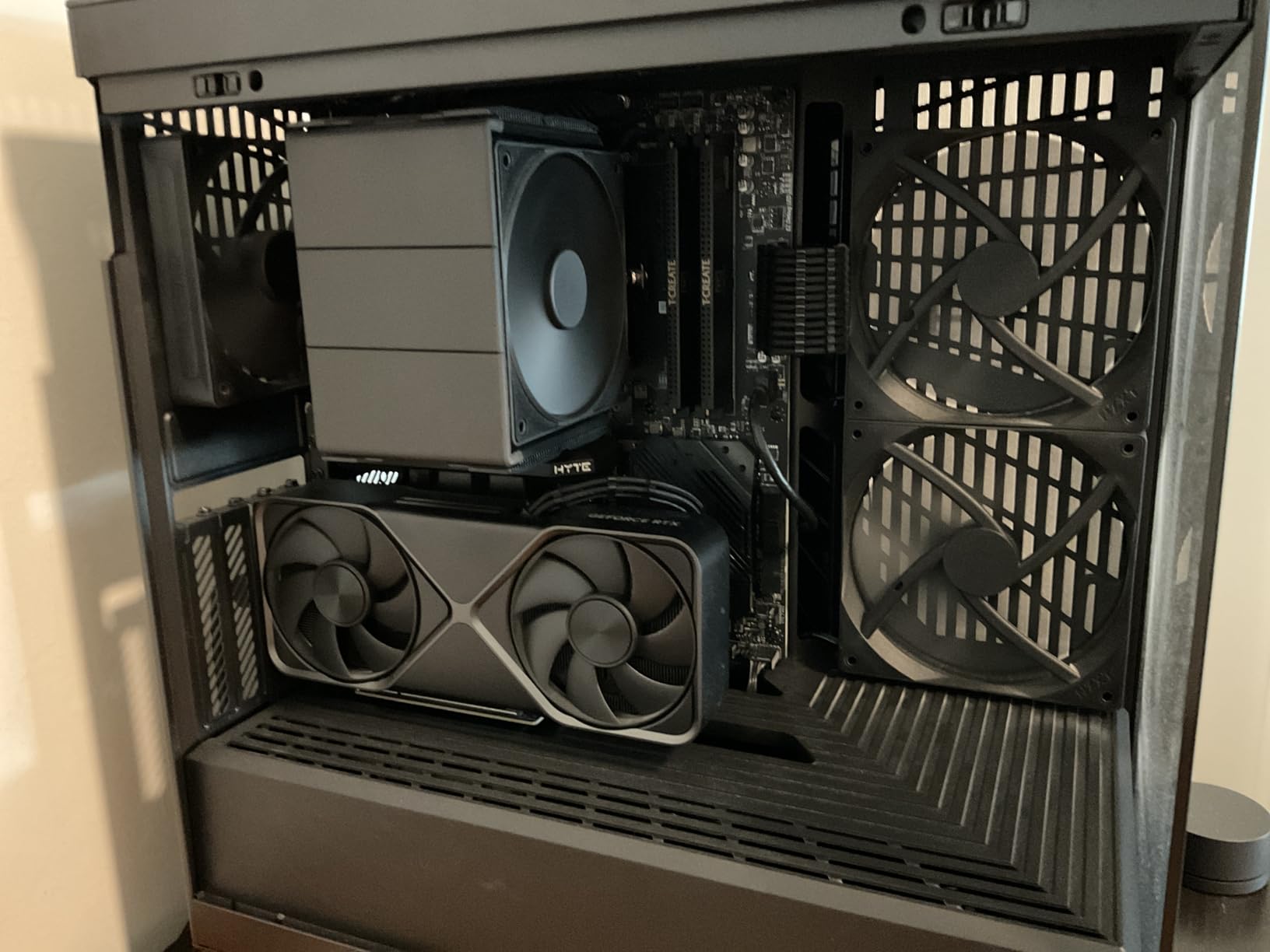 AsiaHorse 12VHPWR PSU Extension Cable Kit for RTX 50/40 Series, 16AWG Pcie 5.0 Cable Extension Kit Soft Braided 16PIN to 16PIN Cable Kit, 24pin ATX /4+4pin EPS /12+4pin 30CM customer photo 1