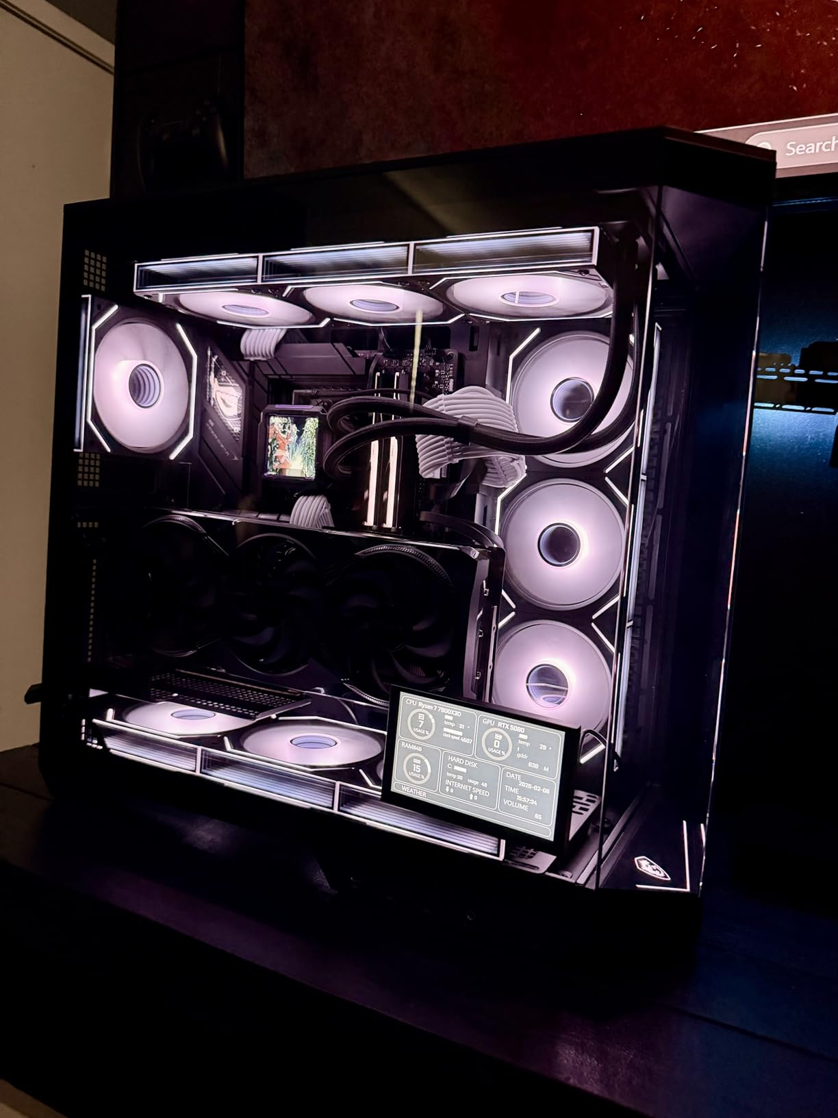 AsiaHorse 12VHPWR PSU Extension Cable Kit for RTX 50/40 Series, 16AWG Pcie 5.0 Cable Extension Kit Soft Braided 16PIN to 16PIN Cable Kit, 24pin ATX /4+4pin EPS /12+4pin 30CM customer photo 2