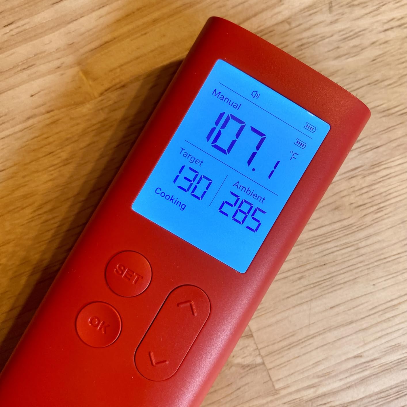 ThermoMaven Smart Bluetooth Wireless Meat Thermometer, 10X Enhanced Sub-1G Signal and Stability, Standalone Display Base, Certified Accuracy ±0.5°F, WiFi Unlimited Range for BBQ, Oven, Smoker, Grill customer photo 2