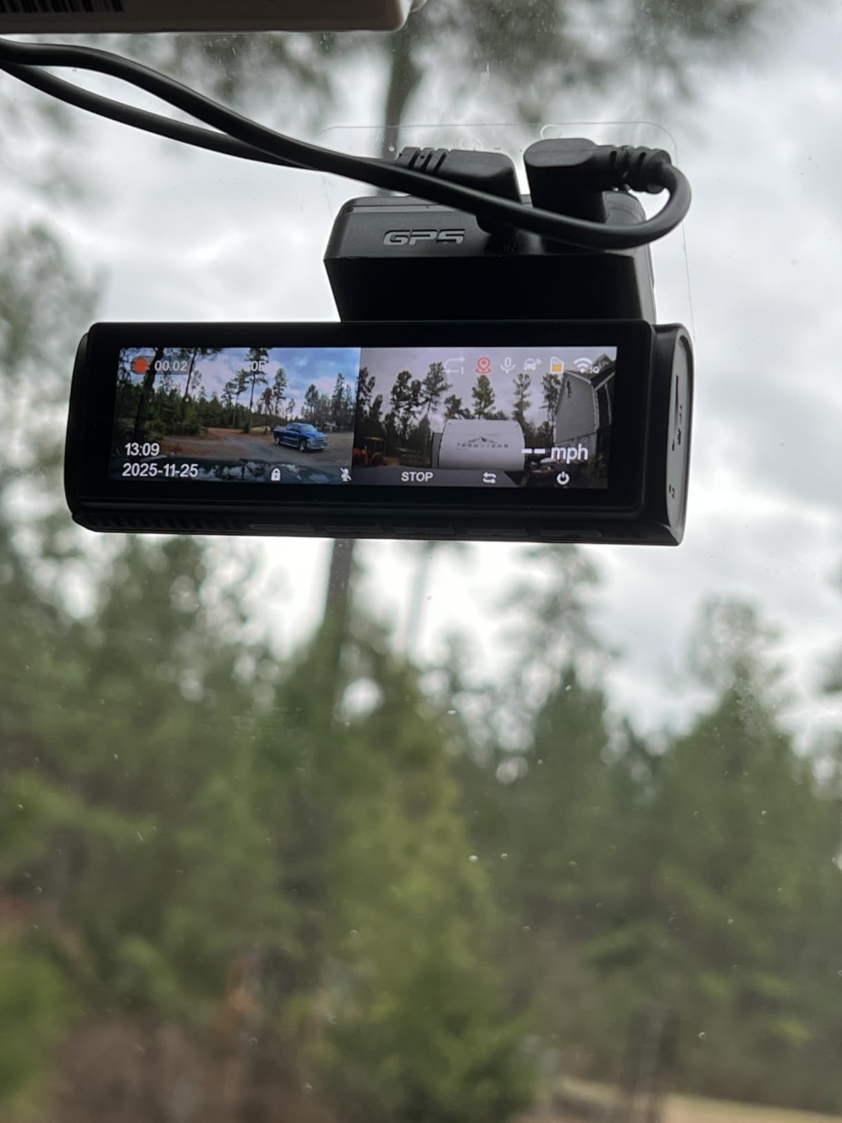 4K Dash Cam Front and Rear, Built-in 5G WiFi GPS, 64GB Card Included, 3.59