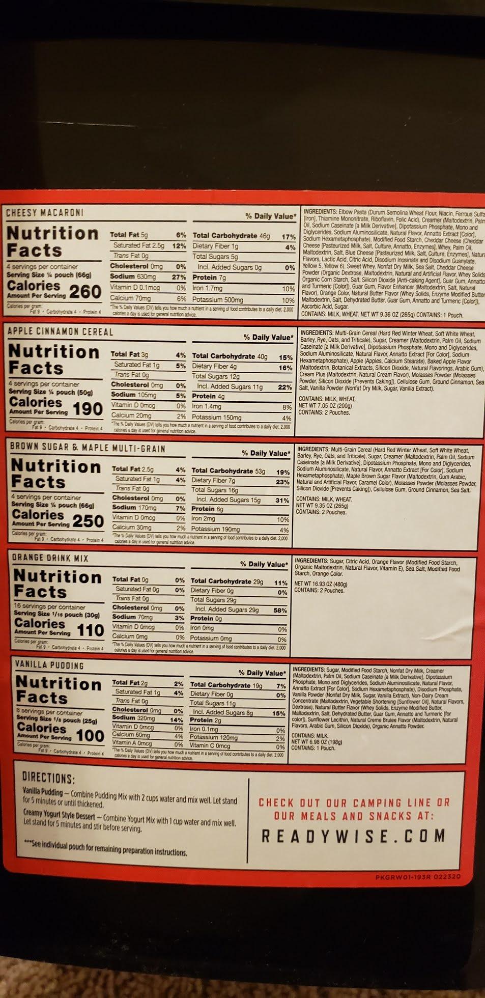 ReadyWise Emergency Food Supply - 88 Servings Meat & Rice Bucket, Freeze Dried Protein Meals, Camping Essentials, Bulk Rice & Survival Food, Disaster Prepping Supplies, up to 25 Year Shelf Life customer photo 1