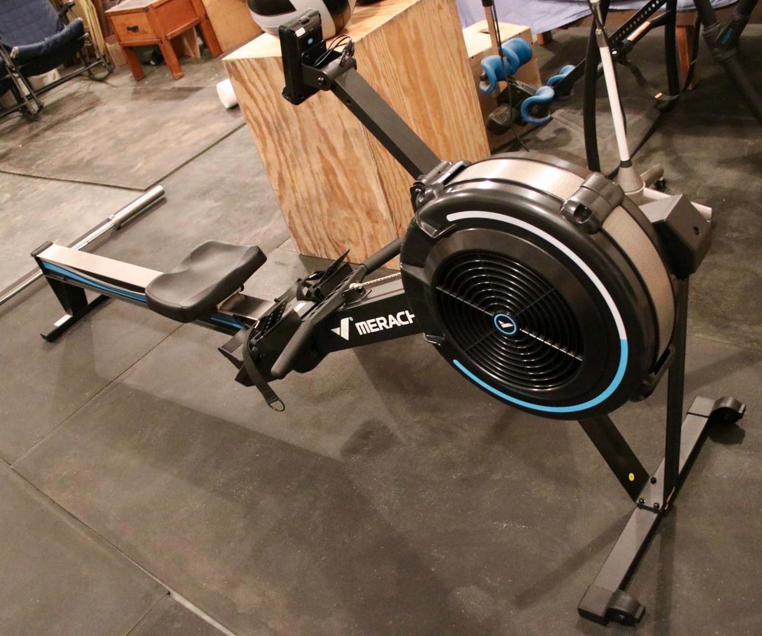 Premium Adjustable Air Resistance Indoor Rowing Machine customer photo 2