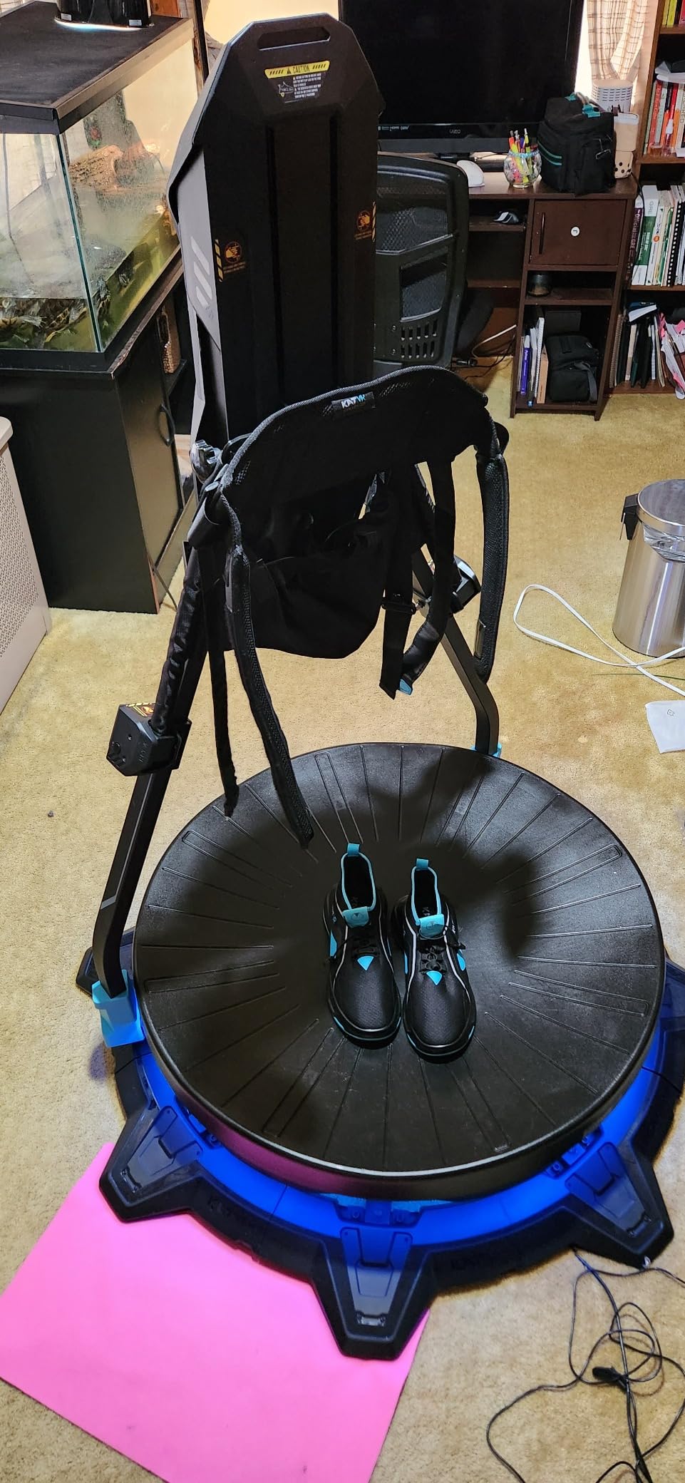 KATVR Treadmill, Game Walking Pad for Immersive Gaming and Fitness, 360° Omnidirectional Action Platform for Gamers Fitness Enthusiasts at Home customer photo 2