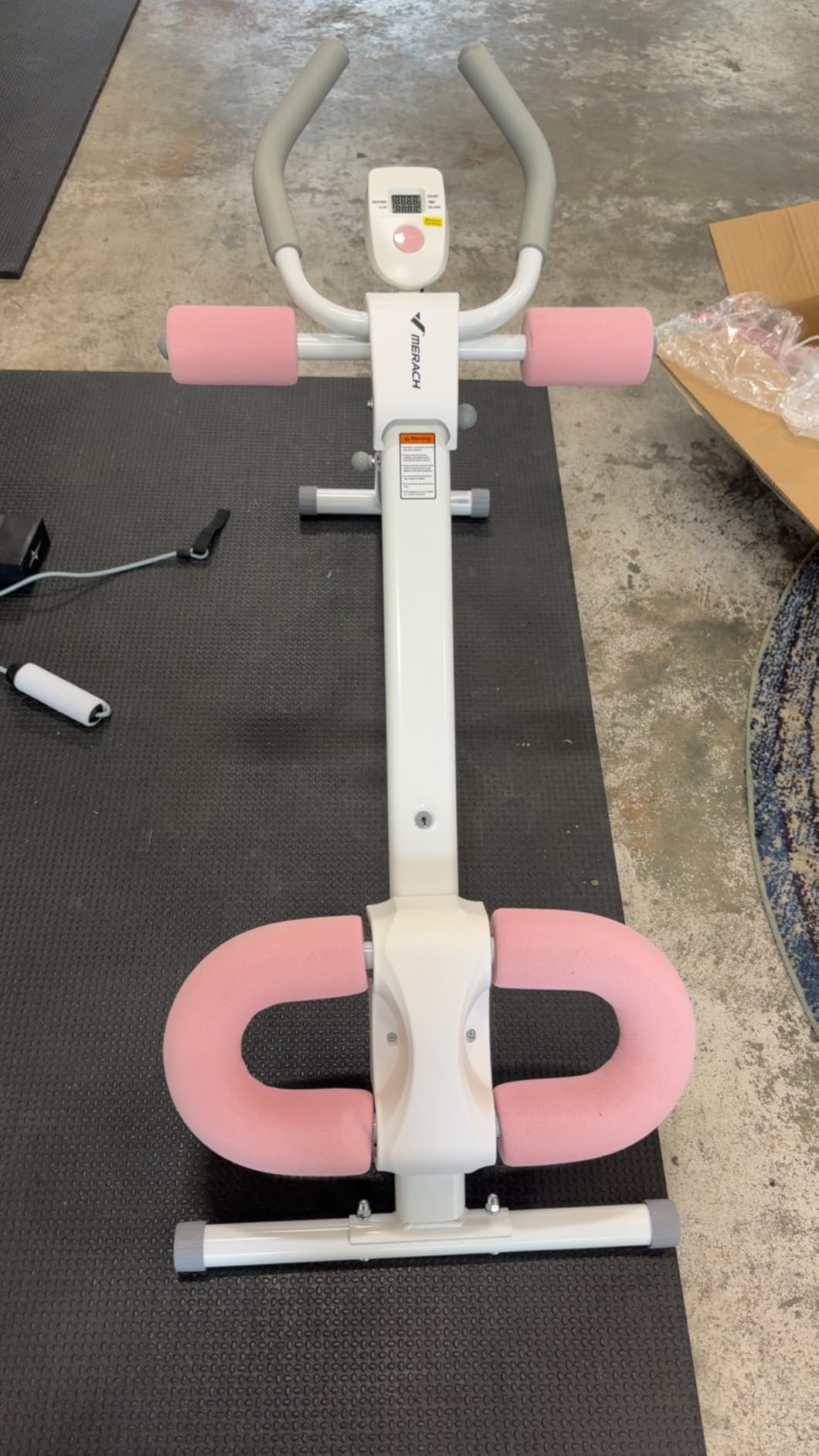 MERACH Ab Machine, Ab Workout Equipment, Adjustable Ab Trainer Machine for Abs Workout at Home Gym, Foldable customer photo 1