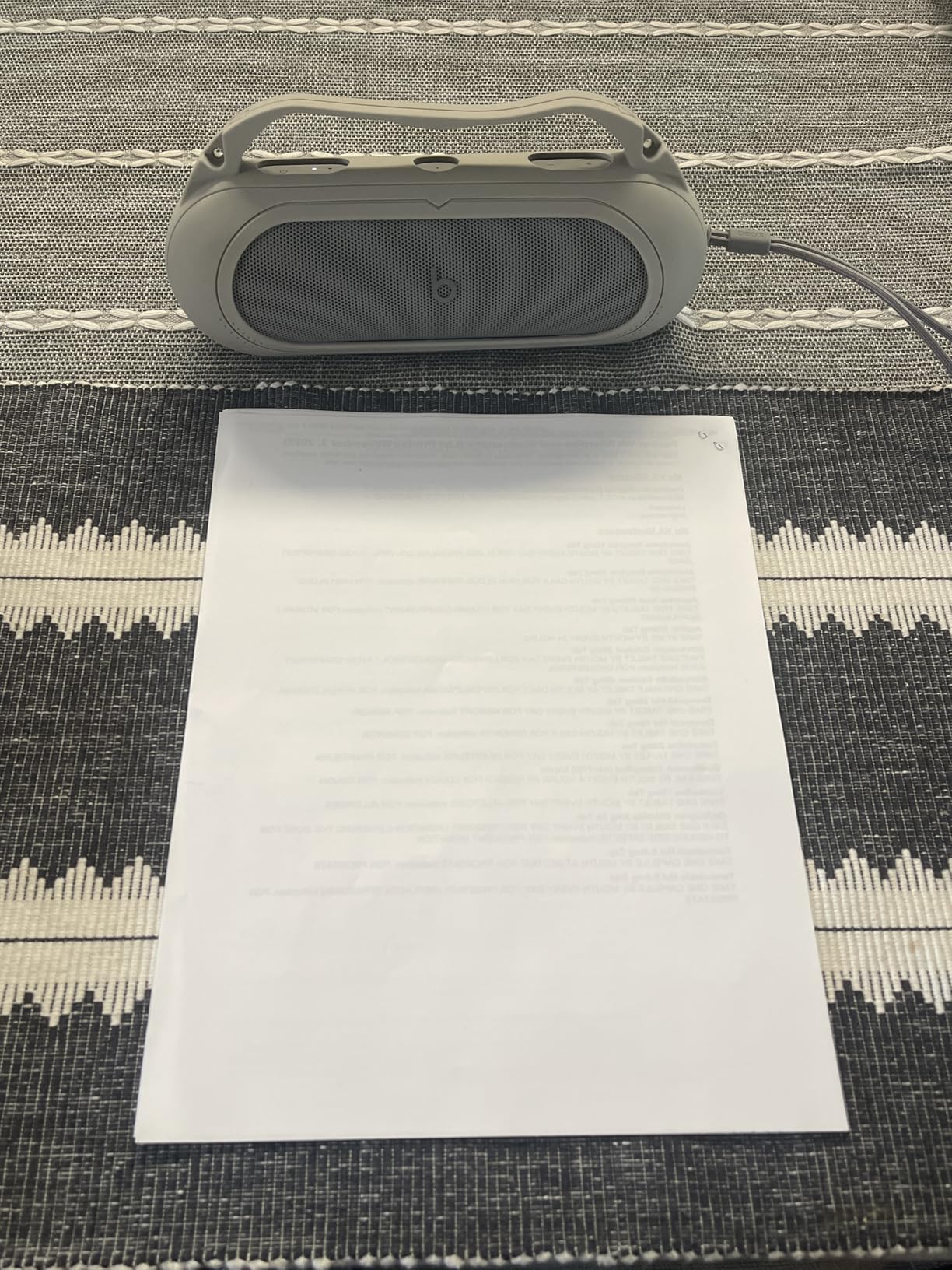 Beats Pill x Kim Kardashian - Wireless Bluetooth Speaker and Portable Charger via USB-C - Up to 24 Hours Battery Life, IP67 Water Resistant, Apple & Android Compatible, Built-in Mic - Dark Gray customer photo 1