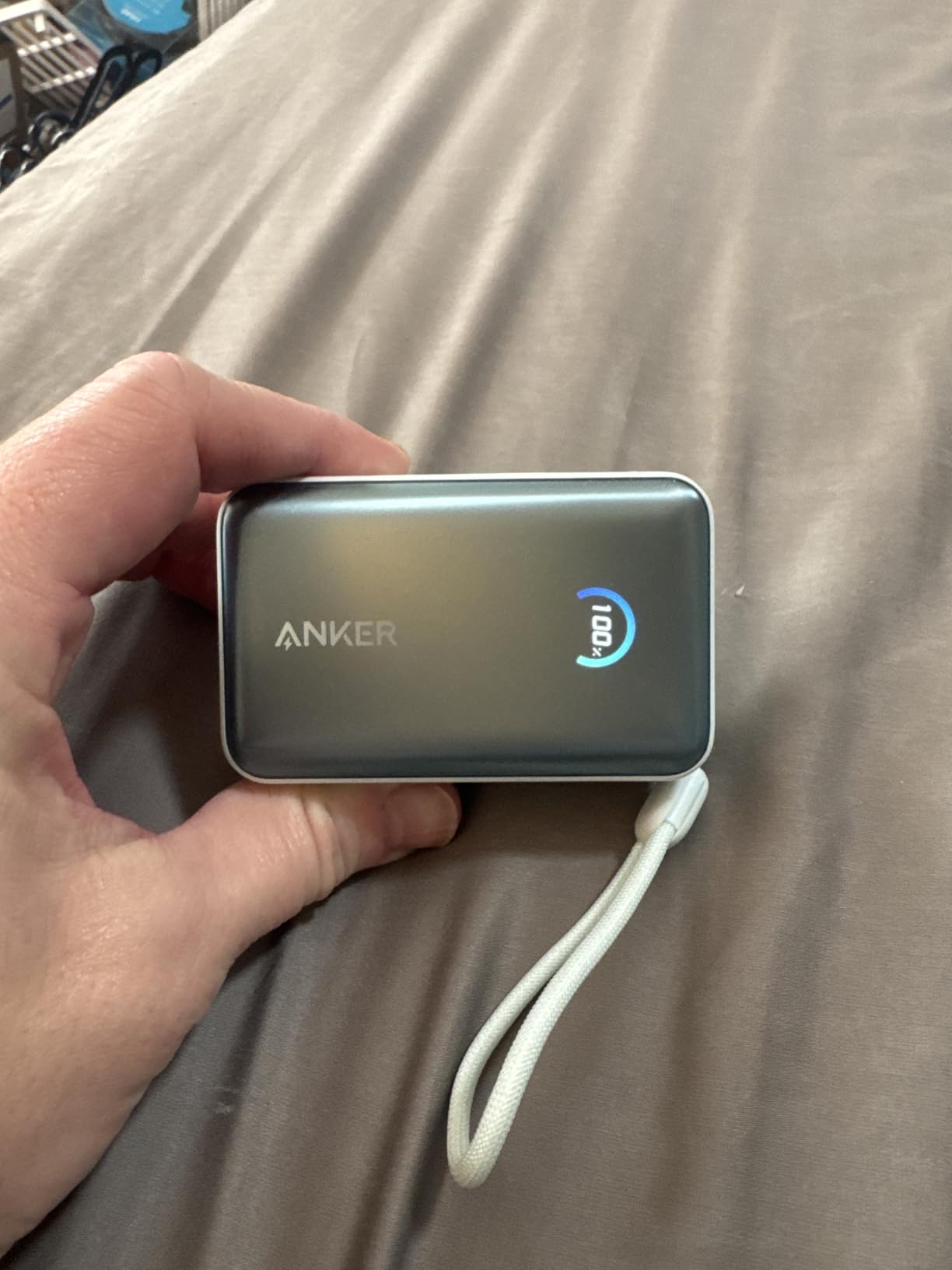 Anker Nano Portable Charger, 45W 10000mAh with 2.3 ft Retractable Cable, Compact Power Bank, Travel Essential Phone Battery Pack for iPhone 17/16 Series, iPad, Galaxy, Pixel, and More customer photo 2