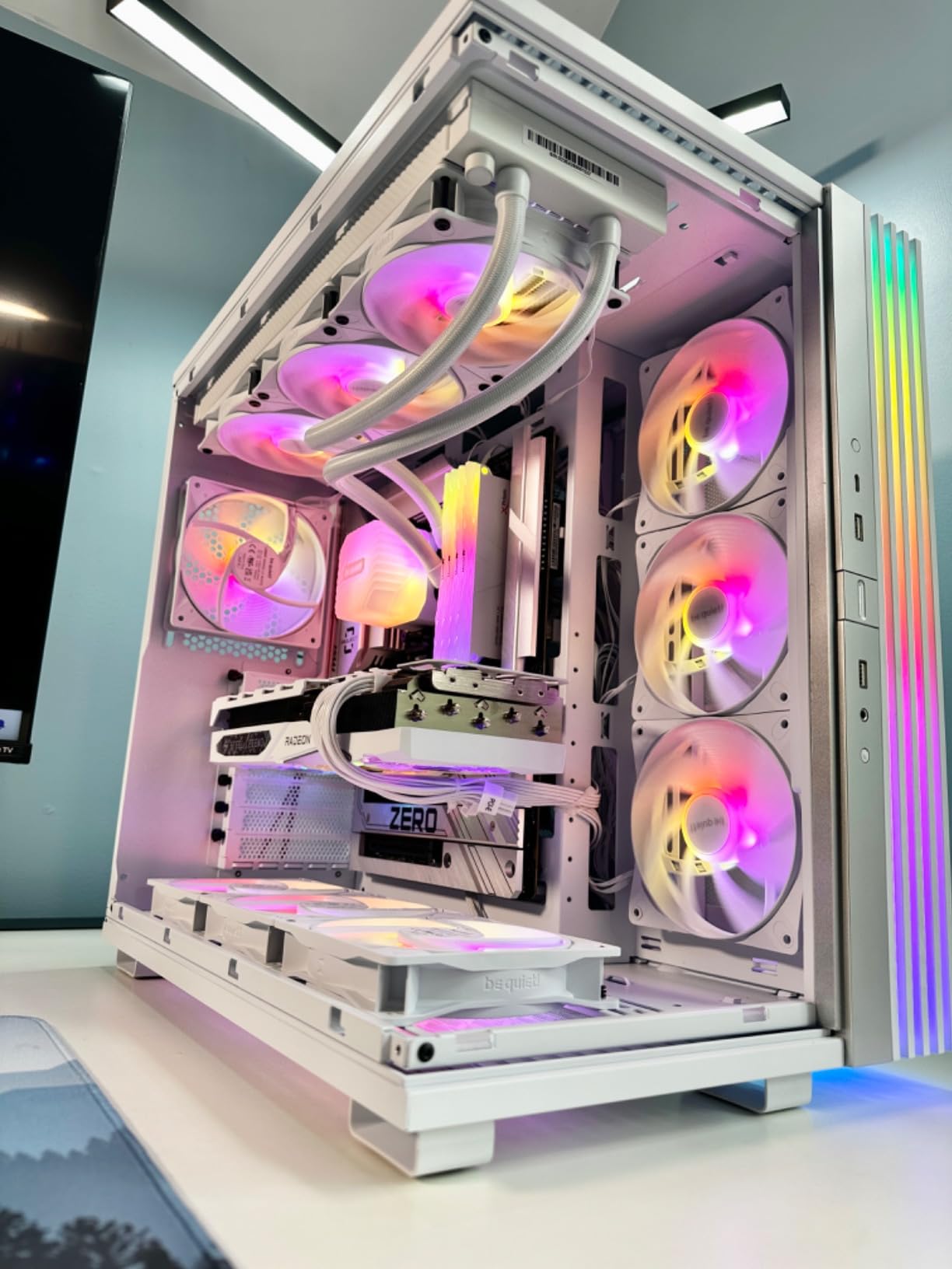 be quiet! Light Wings LX 120mm PWM Fan, Illuminated hub, Frosted Blades, Multiple Colors and Modes, Optimized Blades for Extraordinary air Pressure, Daisy Chain Option, Rifle Bearing customer photo 1