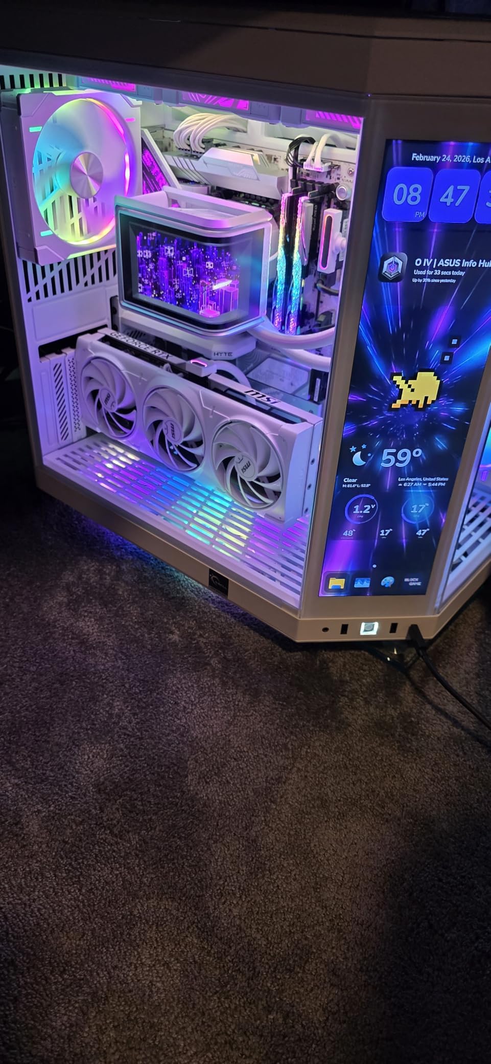 ASUS ROG Strix Z890-E Gaming WiFi Intel Z890 LGA 1851 ATX Motherboard, Advanced AI PC-Ready, 18+2+1+2 Stages, DDR5, WiFi 7, 7X M.2, Thunderbolt 4, USB Type-C, AI Overclocking, Cooling & Networking customer photo 1