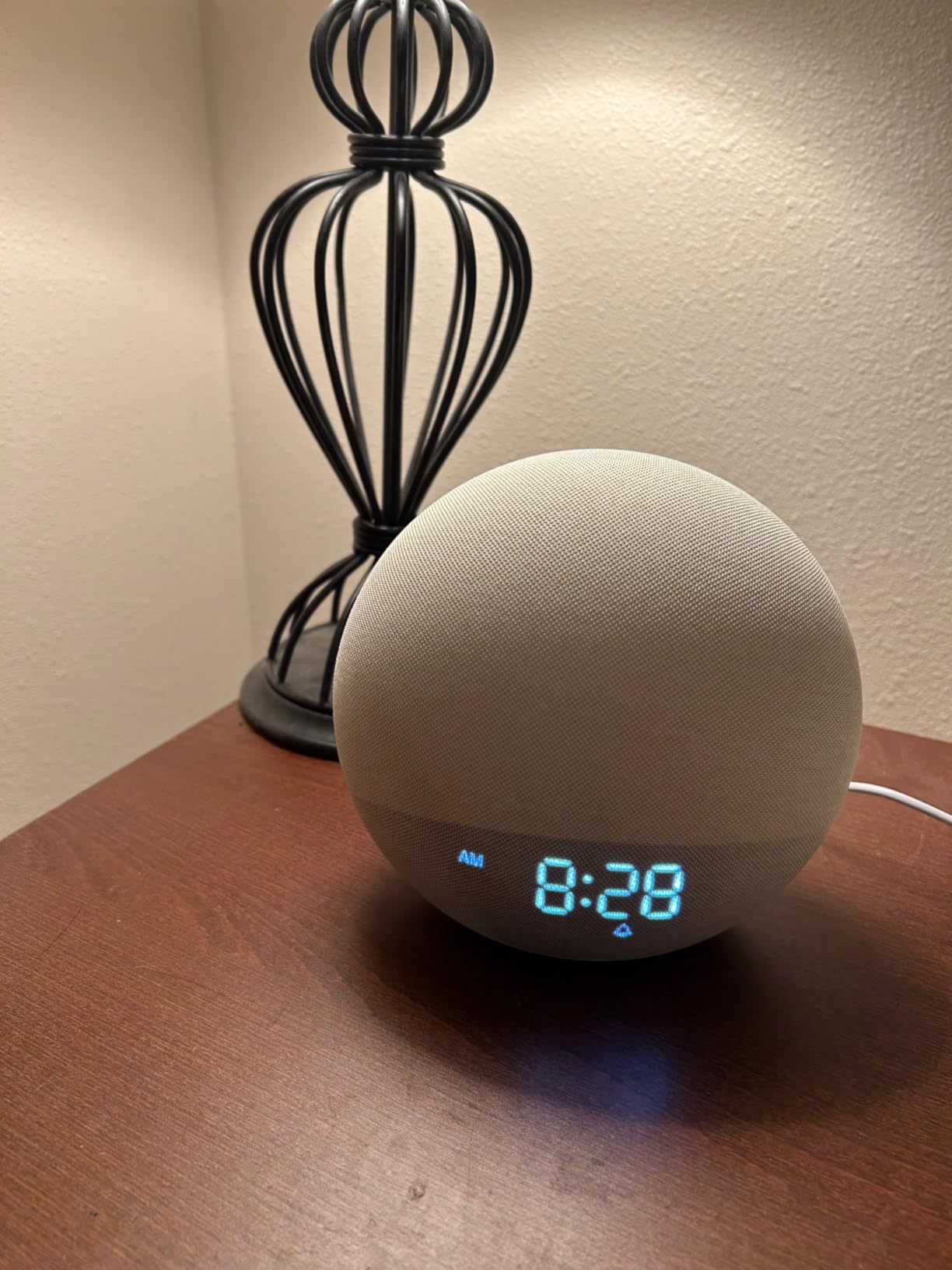 Sunrise Alarm Clock White Noise Machine: Natural Wake Up Light - Dimmable Clock with Bluetooth Speaker for Bedroom - 25 Sleep Sounds for Baby Adults Kids Putty customer photo 1