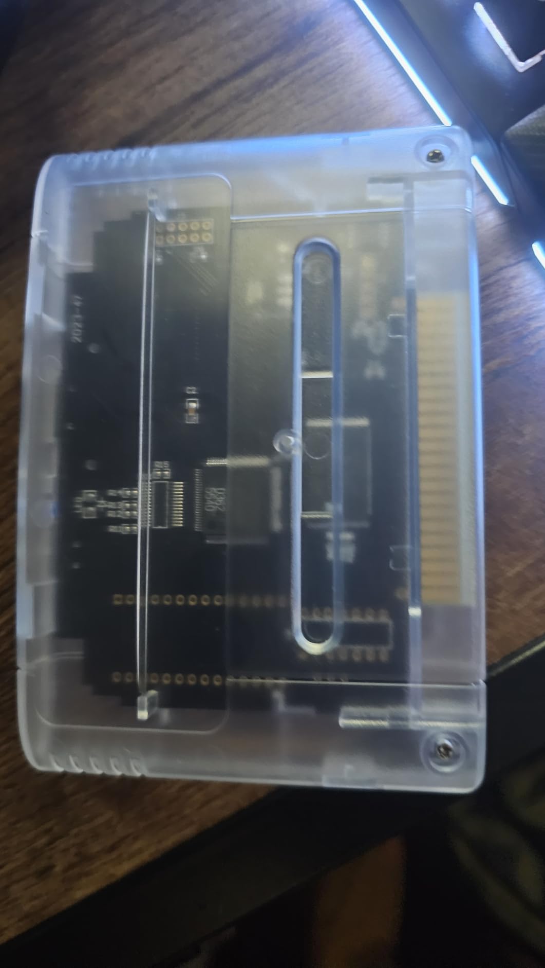 VBESTLIFE Game Cartridge,Professional 3000 in 1 8GB Memory Card,High Speed Multifunctional with Auto Save Backup for SFC Gaming Console (Transparent) customer photo 1