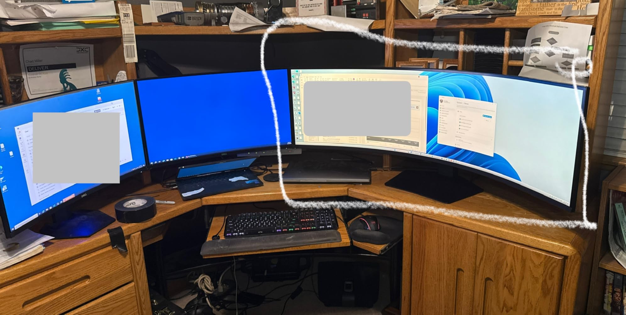 SAMSUNG 49 Odyssey G9 (G95C) Series DQHD 1000R Curved Gaming Monitor, 240Hz, 1ms(GtG), DisplayHDR 1000, AMD FreeSync Premium Pro, Eye Saver Mode, Auto Source Switch+, LS49CG950ENXZA, 2024 customer photo 2