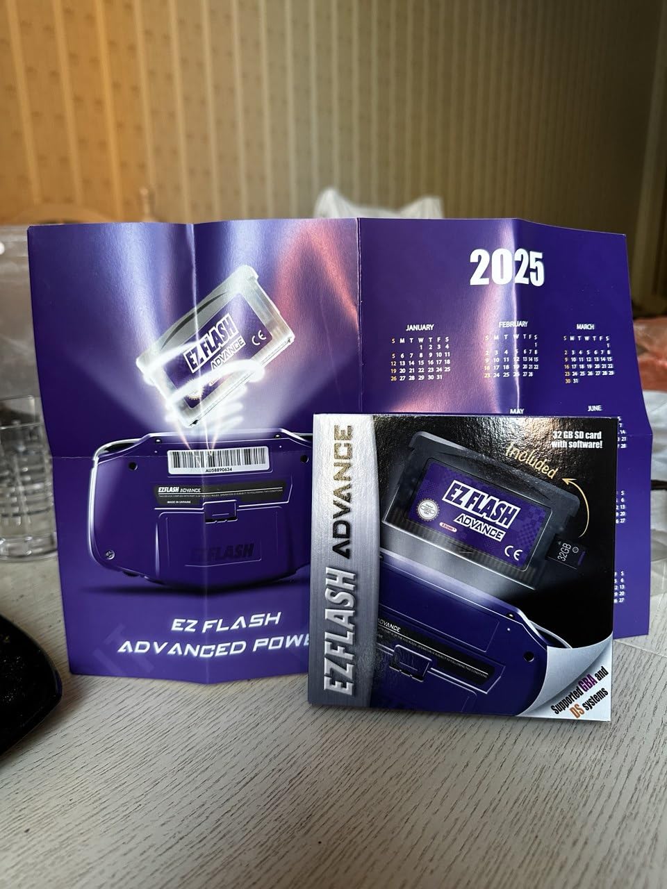 EZ Flash AIR Advance. Retro-Themed Flash Cart for GBA + 32 GB SD Card Pre-Loaded with Games | Collector's Packaging customer photo 1