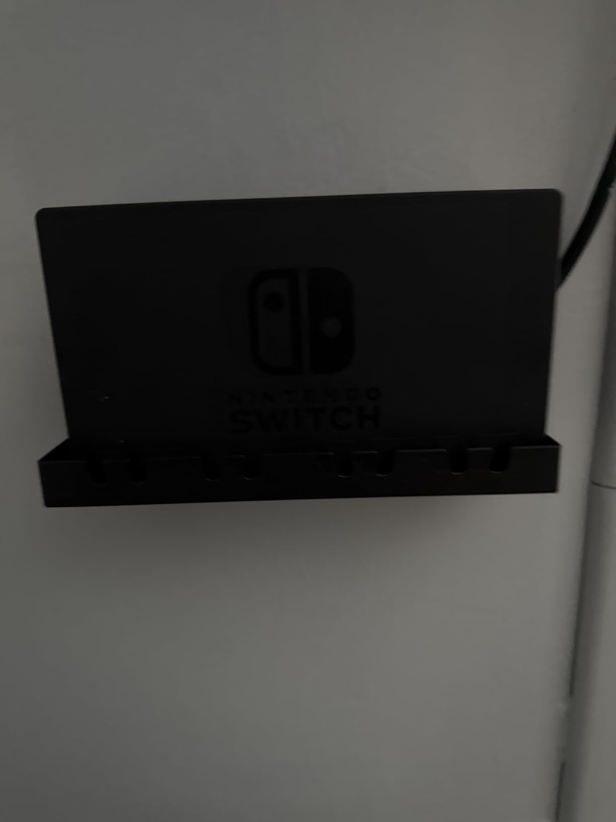 Wall Mount Stand for Nintendo Switch - Switch Controller Holder with Hooks for Hanging Joy-Cons, for Nintendo Switch Models and OLED -Saving Design customer photo 2