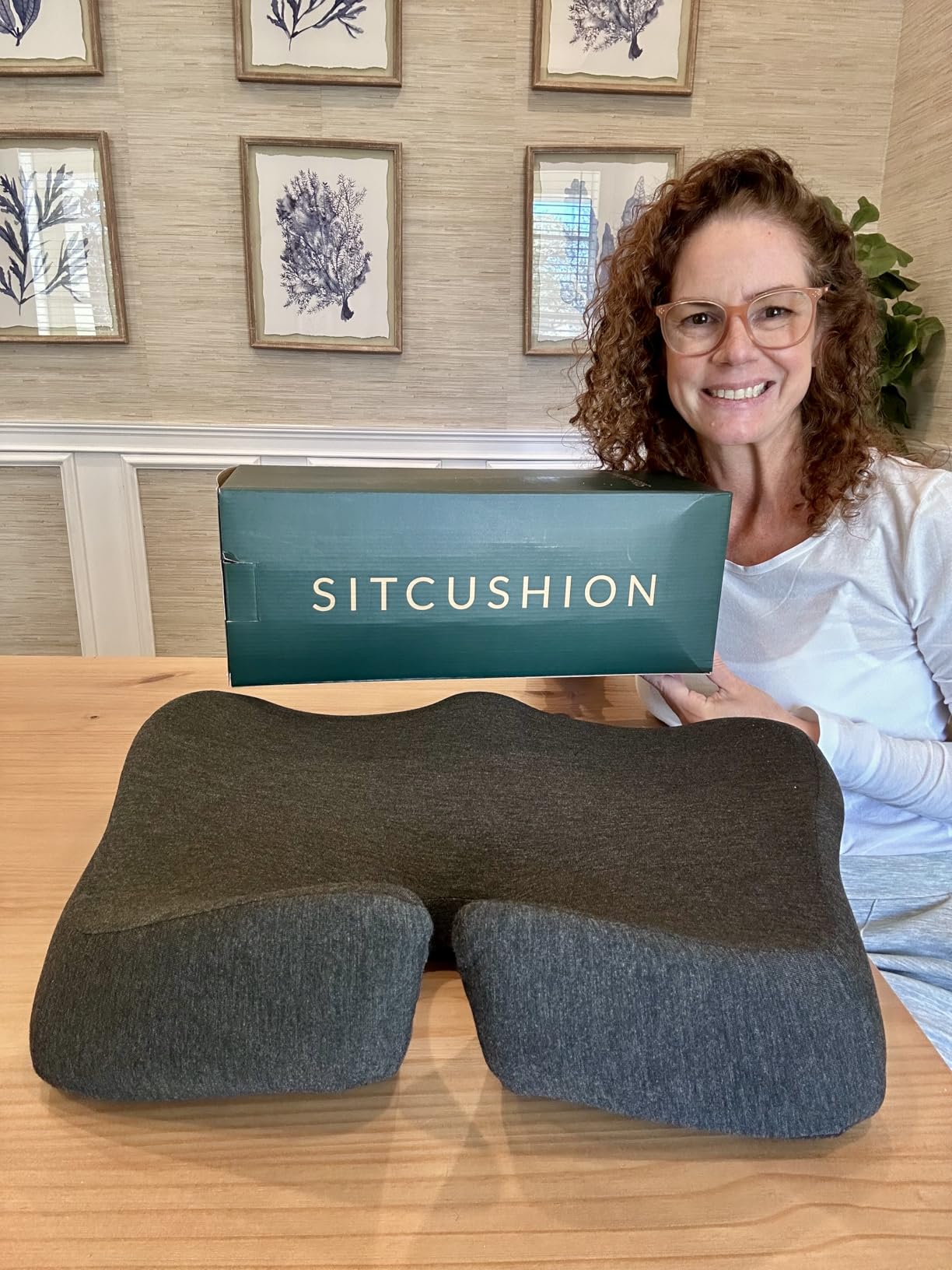 Extra Large Memory Foam Seat Cushions for Office Chairs, Pressure Relief Seat Cushion for Tailbone Pain Relief, Sciatica & Back Pain, Ergonomic Office Chair Cushion for Long Sitting & Driving (Black) customer photo 1