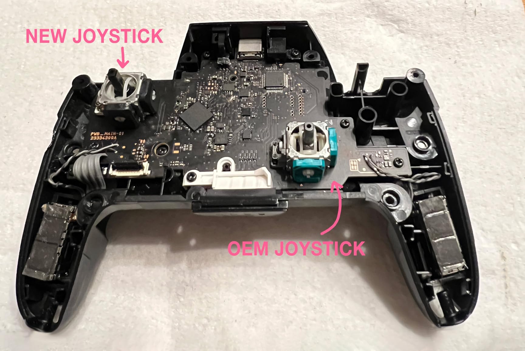 GuliKit TMR Electromagnetic Joysticks Replacement for DualSense PS5 / PS5 Edge Controller, Thumbstick Grips for PlayStation 5 Controller, Thumbstick Caps Included customer photo 2