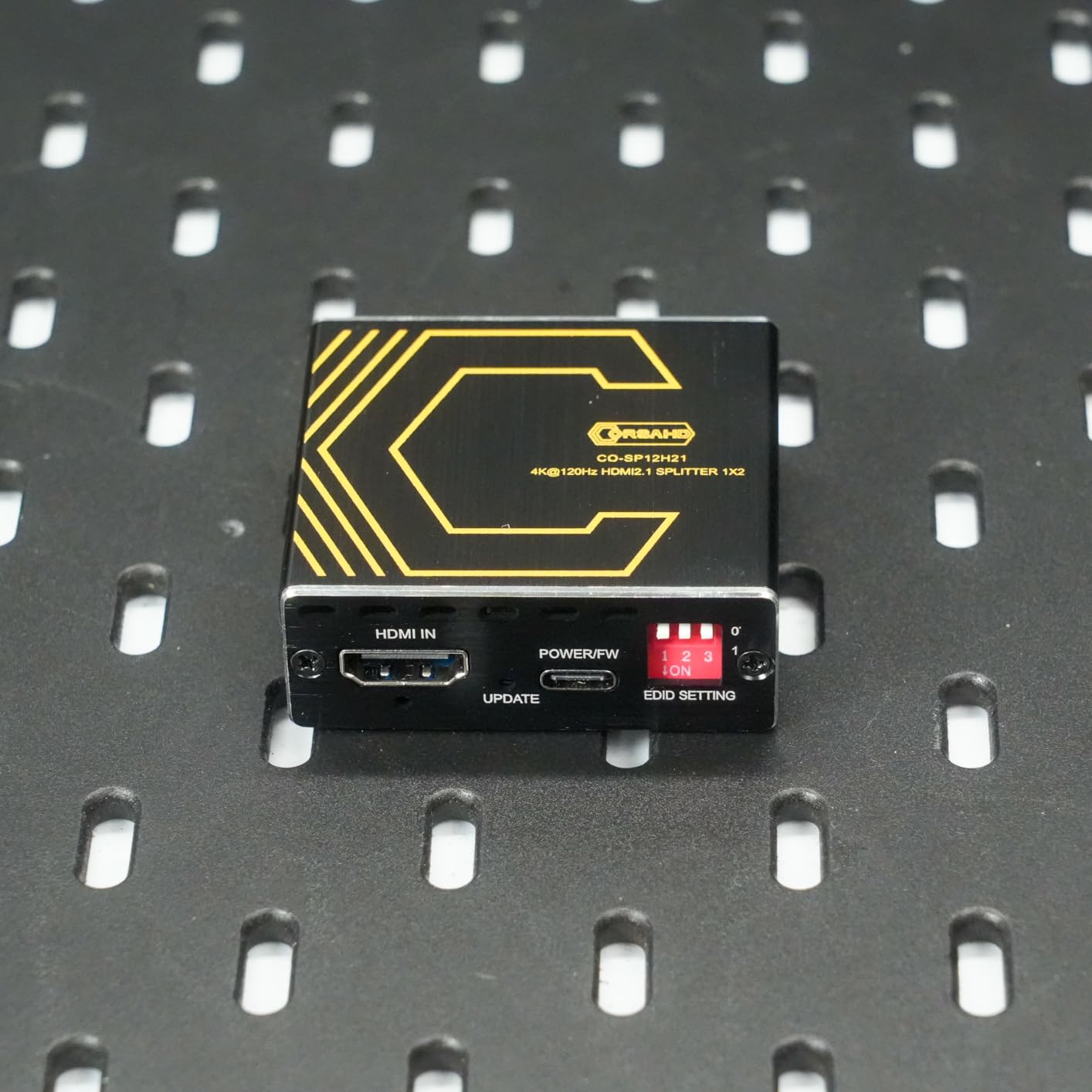 8K@60Hz 4K@120Hz HDMI 2.1 Splitter 1 in 2 Out,for Soundbar,Capture Card,Graphics Card,48 Gbps,HDCP 2.3,Supports VRR,ALLM,HDCP Bypass,EDID,Duplicate/Mirror/Copy,Downscale,HDR,Dolby Vision Atmos customer photo 2