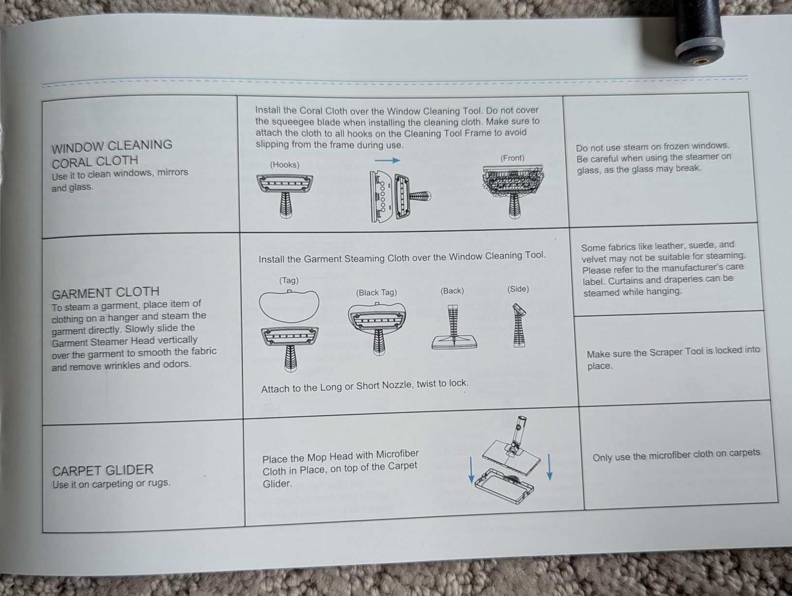 ScrubWiz Steam Mop with Detachable Handheld Steam Cleaner, 10-in-1 Multi Accessories, Quick 10s Heat, 350ml and 2-Level Steamer for Cleaning Floor, Carpet, BBQ Grill, Tile, and Grout, Gray customer photo 2