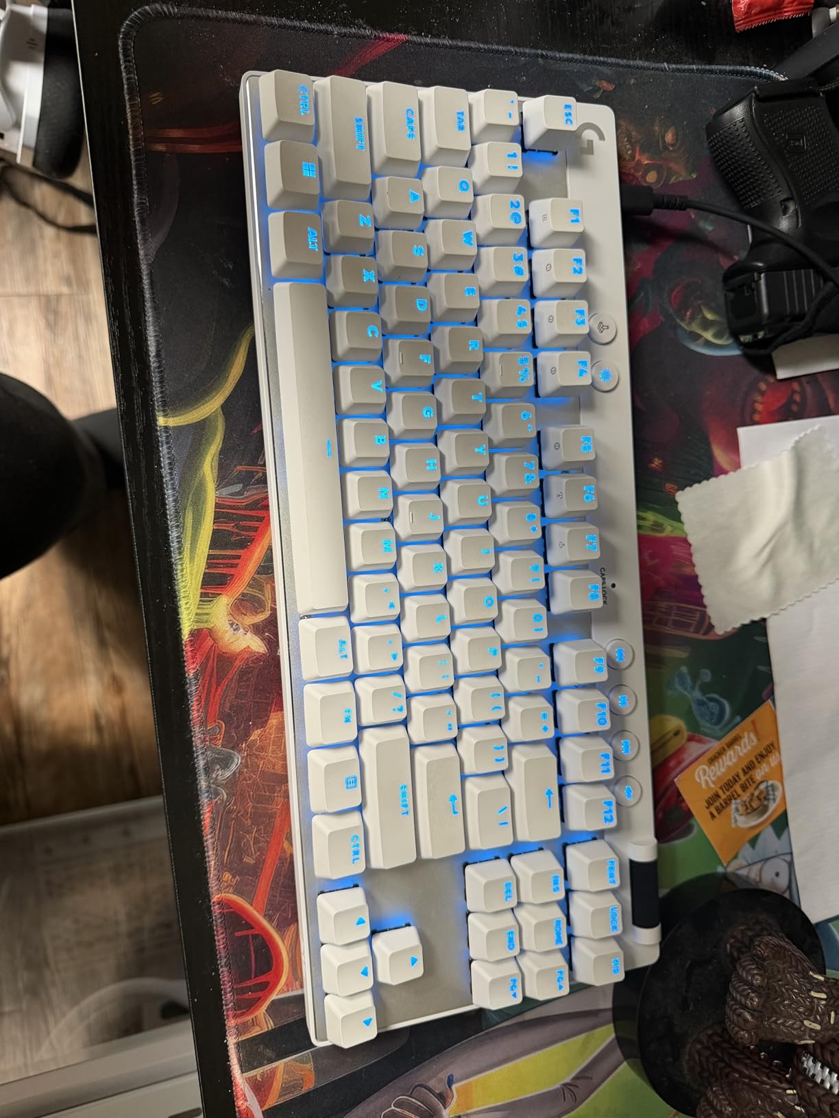 Logitech G PRO X TKL Rapid Tenkeyless Wired Gaming Keyboard with Magnetic Analog Switches, Rapid Trigger Mode, Adjustable Actuation, and Customizable RGB Lighting - Black customer photo 1