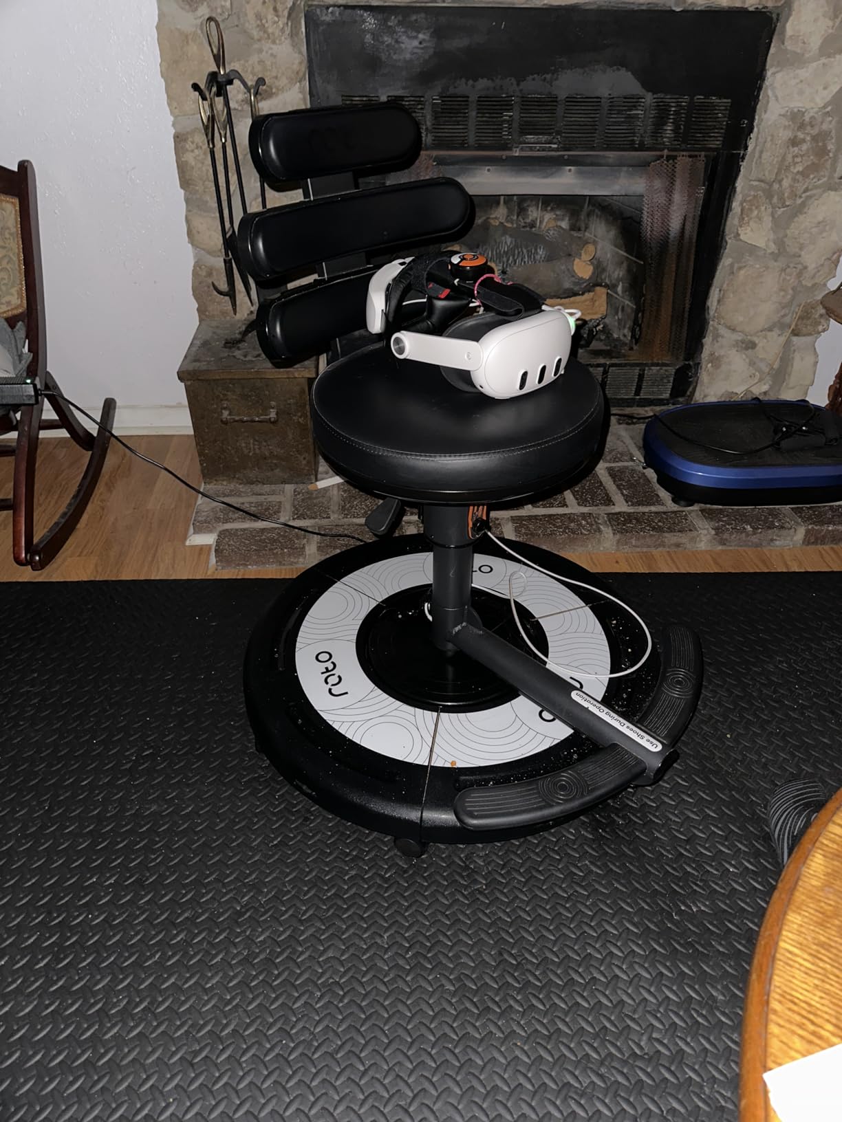 Roto VR Motion Gaming Chair for Meta Quest, Oculus, PC VR, Immersive 360° Experience with Head Tracking & Full-Body Haptics, Reduces Motion Sickness, Compatible with Meta, Pico, Vive, Apple Vision Pro customer photo 1