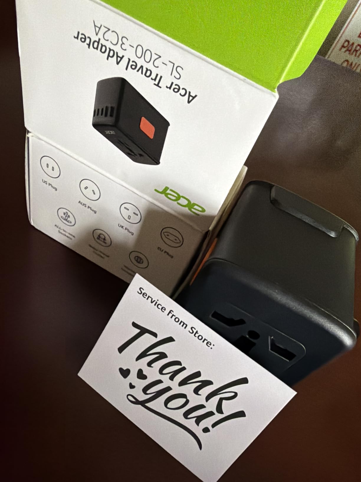 Acer Universal Travel Plug Adapter - International Power Adapter with 5 USB Ports (3 USB C) 5.8A, Worldwide Outlet Charger for USA to European UK France Germany Spain, Type C/E/F/G/I/L/A, Black customer photo 1