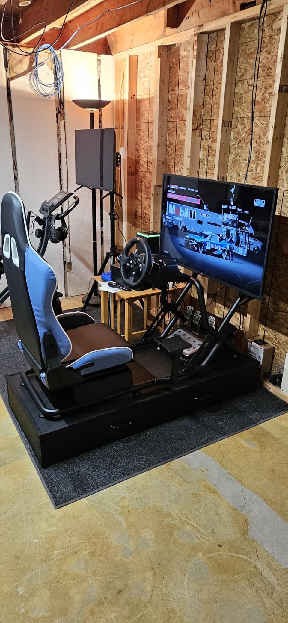 ARES WING Sim Racing Cockpit, Racing Wheel Stand with Seat, Formula and GT Racing Simulator Cockpit Compatible with Fanatec, Thrustmaster, Logitech, Moza Racing Games on PS5, PS4, Xbox and PC customer photo 1
