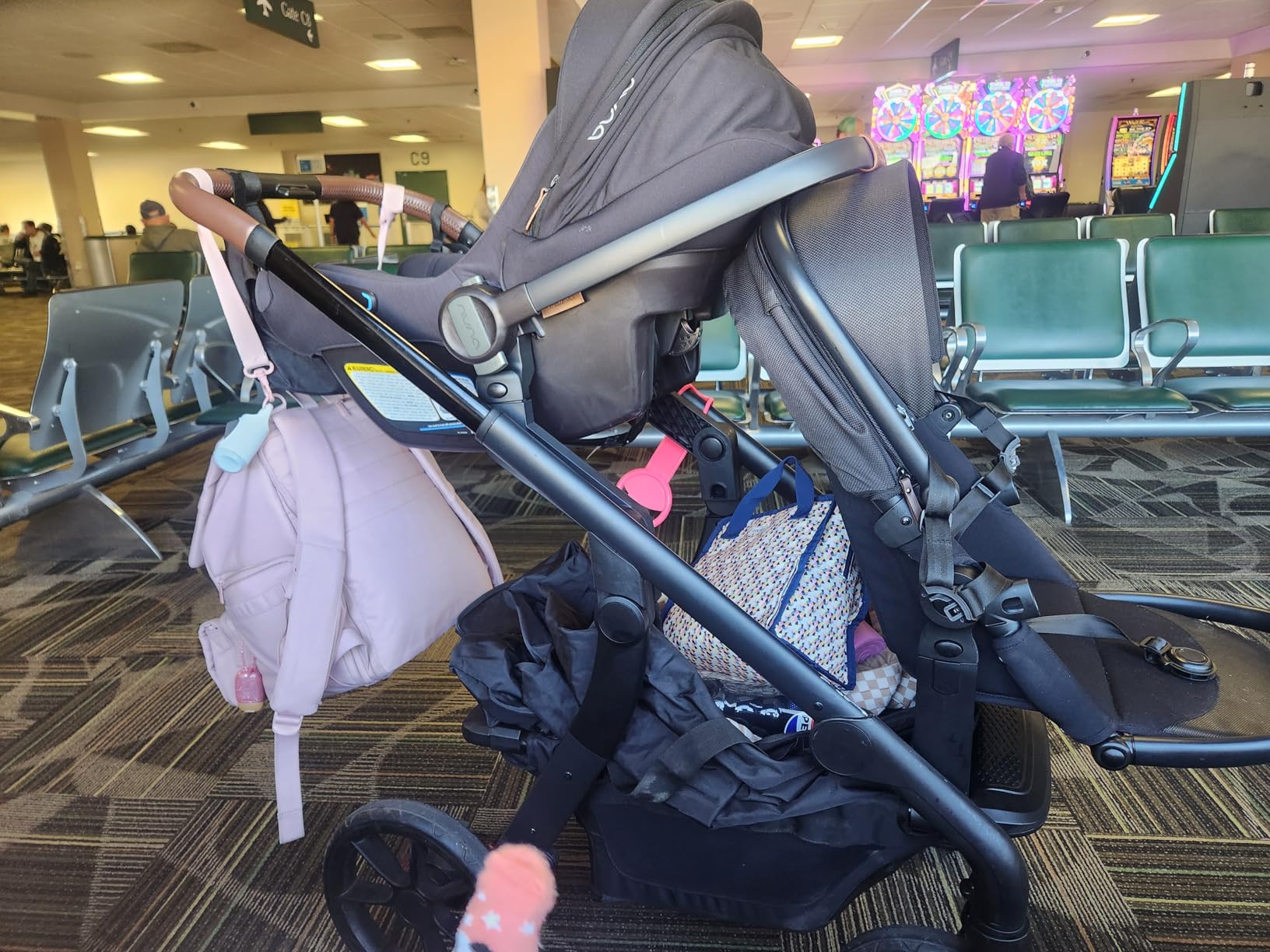 Momcozy ChangeGo Baby Stroller, Convertible Single-to-Double-to-Wagon Stroller with 23 Configurations, Carry-cot and Seat Included, Large PU Wheels, All-Wheel Suspension & Extendable UPF50+ Canopy customer photo 2