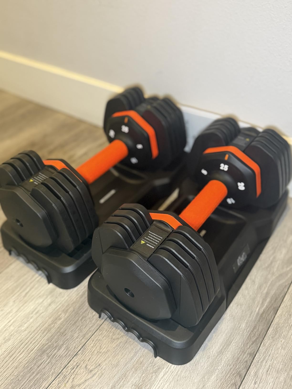 2026 Updated Adjustable Dumbbell Set of 2, 110lbs/50lbs Weights Dumbbell Set with Storage Box, 25lbs/55lbs Adjustable Weights with Anti-slip Silicone Grip, Weight Set For Home Gym customer photo 1