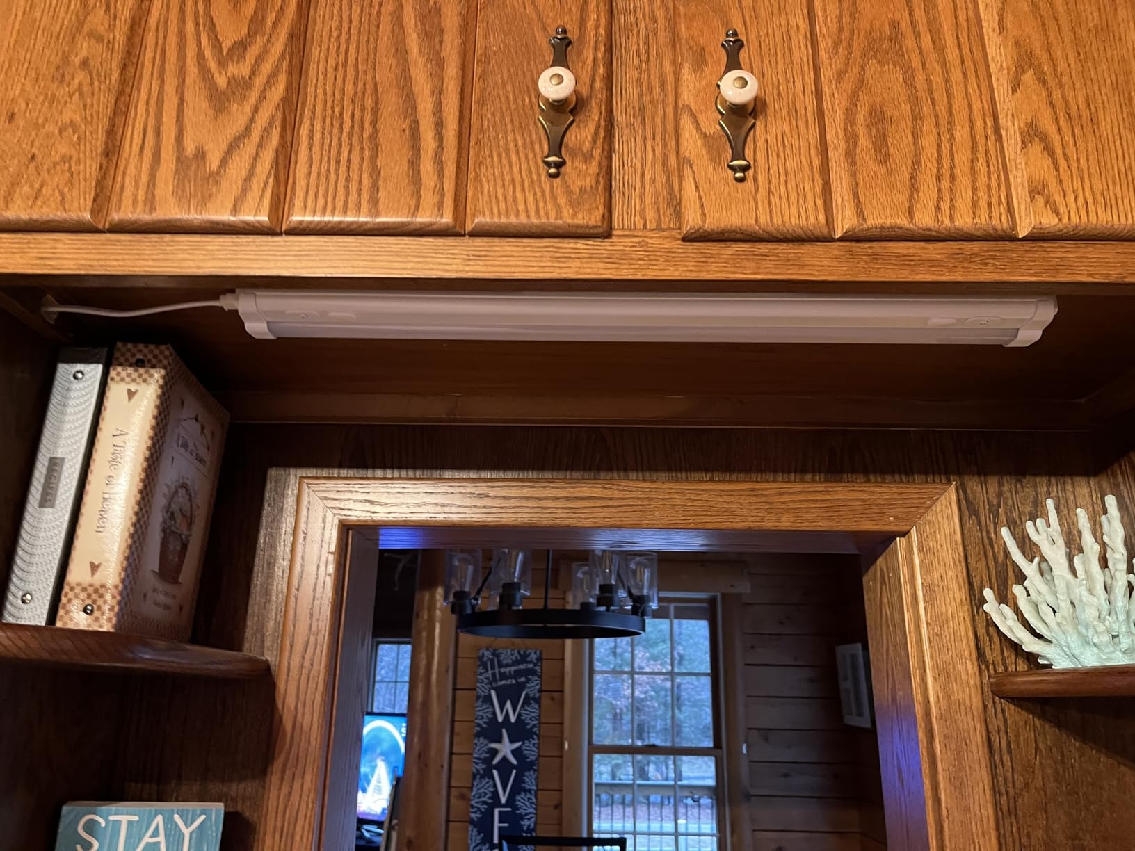 Enbrighten 24 inch Plug-in Under Cabinet Lights, 1560 Lumens, Five White Settings from (2700K-6500K), Full Range Dimmable, One-Touch Sync Control, Linkable Under Counter Lights for Kitchen 82786-T1 customer photo 2
