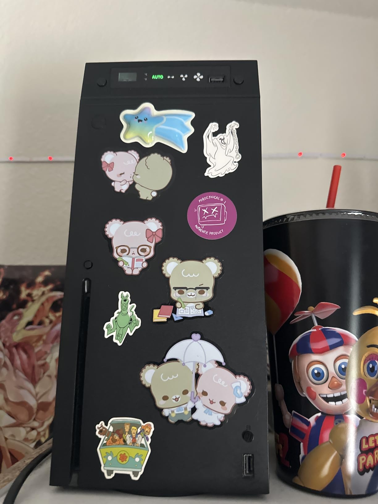 [LED Display] - Auto Cooling Fan for Xbox Series X with 9 RGB Light Modes, Cooling System Adjustable by Temperature with 4 Gears for Xbox Series X Console,Cooler & Light Switch,Headset Hook,USB Port customer photo 1