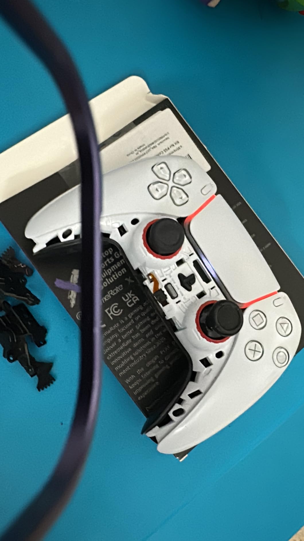 eXtremeRate Light Version Whole Clicky Kit for PS5 Controller BDM-030 Shoulder Face Dpad Buttons, Custom Micro Switch L2R2 Face Buttons Clicky Kit and Tactile L1R1 Keys Mouse Click for PS5 Controller customer photo 1