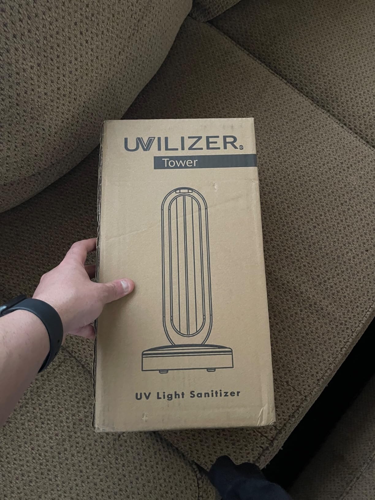 UVILIZER Tower - UV Light Sanitizer & Ultraviolet Lamp with Remote Control (UV-C Cleaner for Home, Room, Office | 38W UVC Disinfection Bulb | Kill Germs, Bacteria, Virus, Dust | USA) customer photo 2