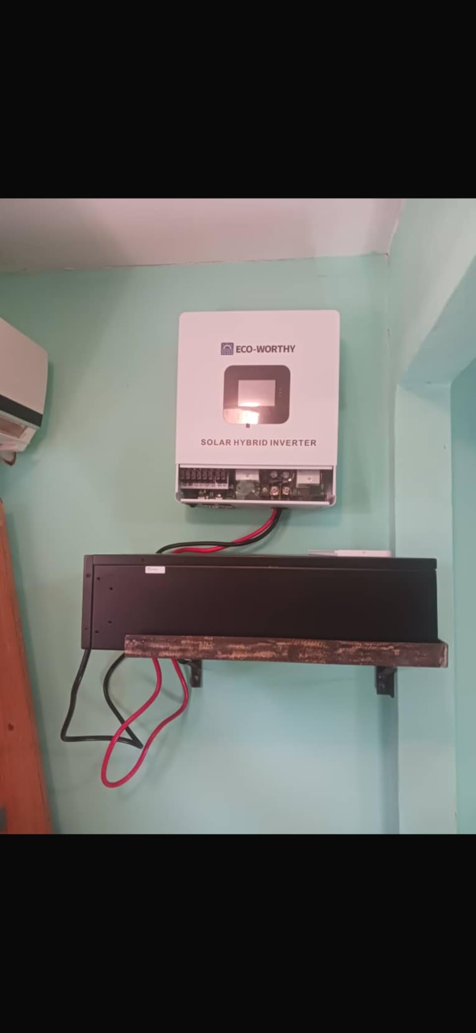 ECO-WORTHY 5KW Off Grid Solar System Complete Kit 12PCS 195W Mono Solar Panel (2340W) +1 * 48V 5KW Off-Grid Inverter + 1 * 51.2V 100Ah Server Rack Whole House Storage LiFePO4 Lithium Battery customer photo 1