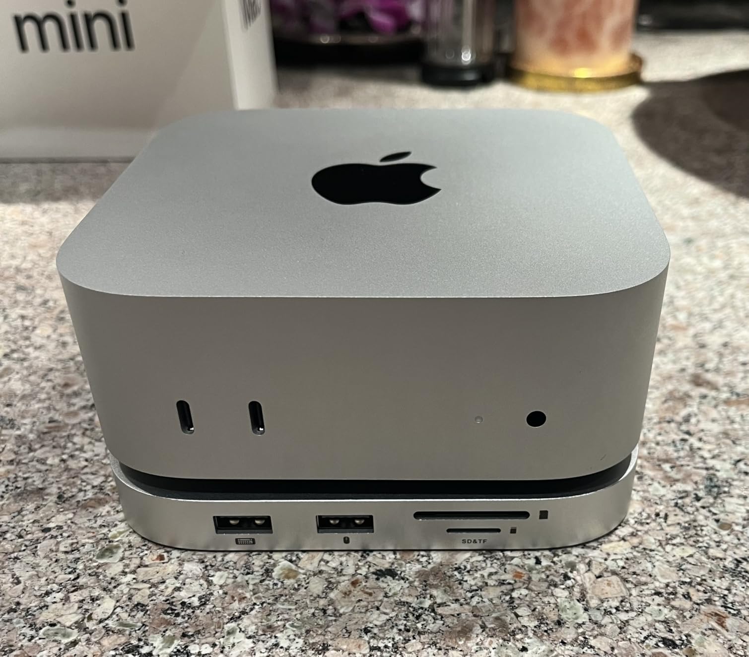 2024 Mac mini Desktop Computer with M4 Pro chip with 12-core CPU and 16-core GPU: Built for Apple Intelligence, 24GB Unified Memory, 512GB SSD Storage, Gigabit Ethernet. Works with iPhone/iPad customer photo 2