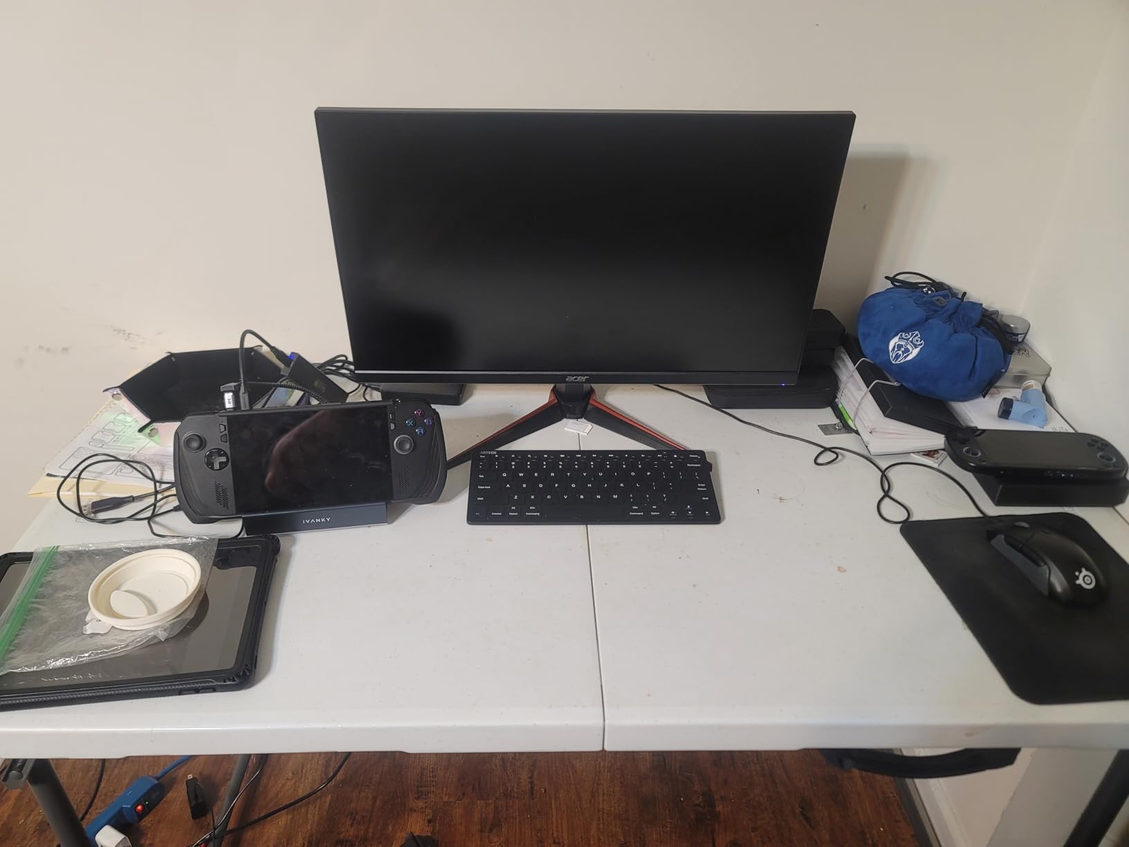 iVANKY 14-in-1 RGB Docking Station for ROG Xbox Ally X(2025)/Steam Deck OLED/Lenovo Legion GoS, 4K@120Hz Foldable Dock with HDMI Gigabit Ethernet 10Gbps USB3.2, SD/TF Slots, 1Gbps Ethernet,100W Charge customer photo 1