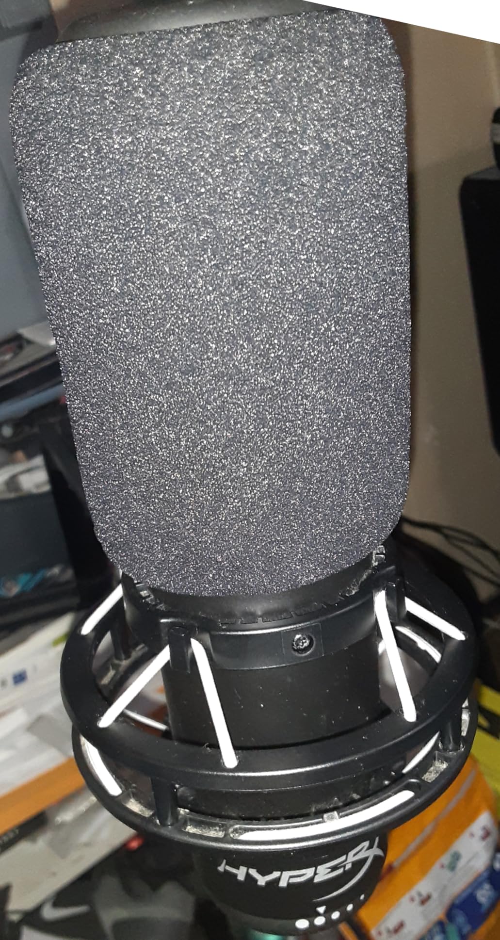 SUNMON QuadCast 2 Mic Pop Filter, Mic Windscreen Compatible with HyperX QuadCast 2 Microphone - Mic Foam Noise Reduction,Improved Sound Quality customer photo 2