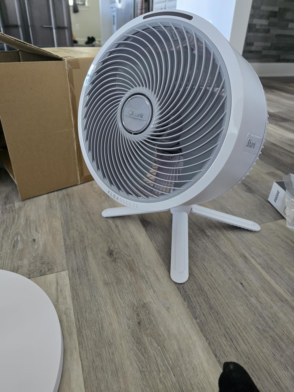Shark FlexBreeze Pro Mist Fan - Indoor & Outdoor, Integrated Misting, Pedestal to Tabletop, Corded or Cordless, Up to 24-Hr Battery, Oscillating, Charcoal Grey, FA302 (2025 Release) customer photo 2