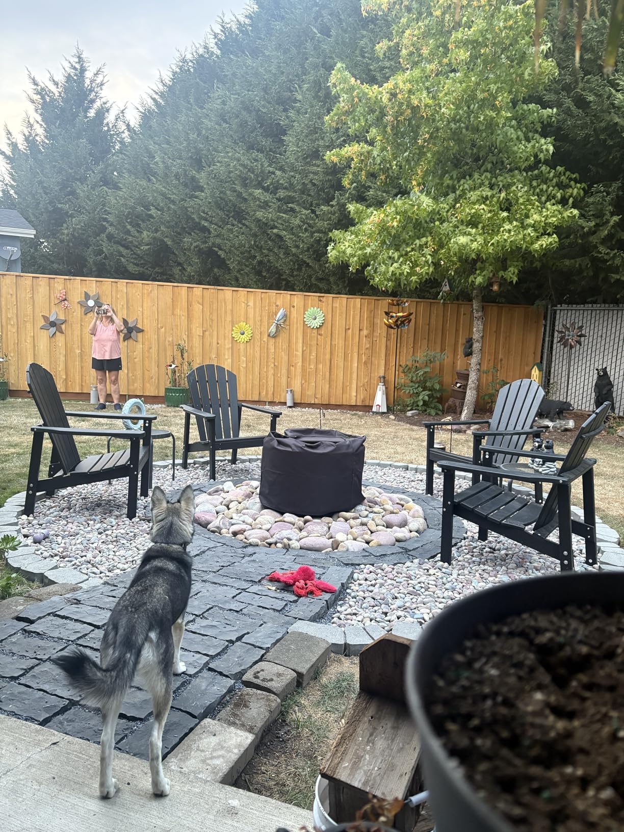 Compact Stackable Adirondack Chairs, 26.3