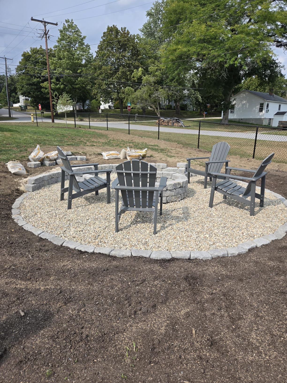 Compact Stackable Adirondack Chairs, 26.3