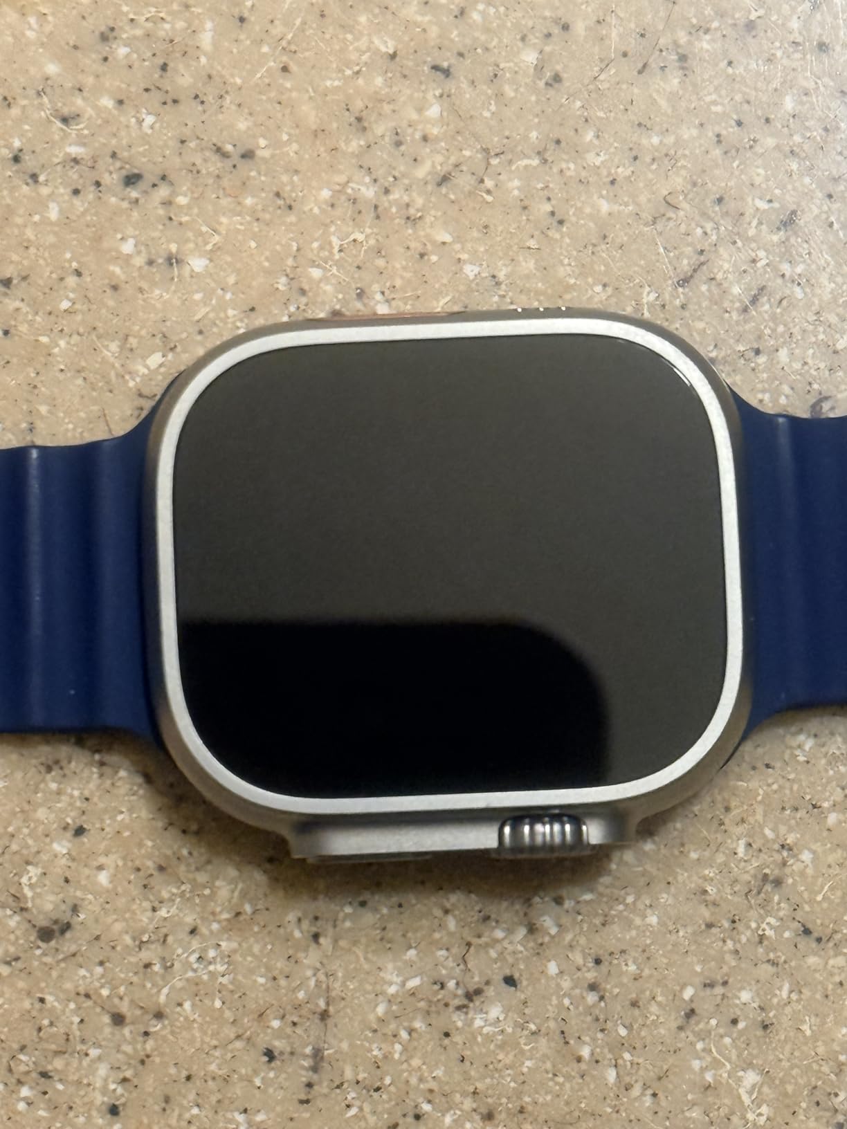 Apple Watch Ultra 2 [GPS + Cellular, 49mm] - Rugged Titanium Case with Blue Ocean Band, One Size (Renewed Premium) customer photo 1