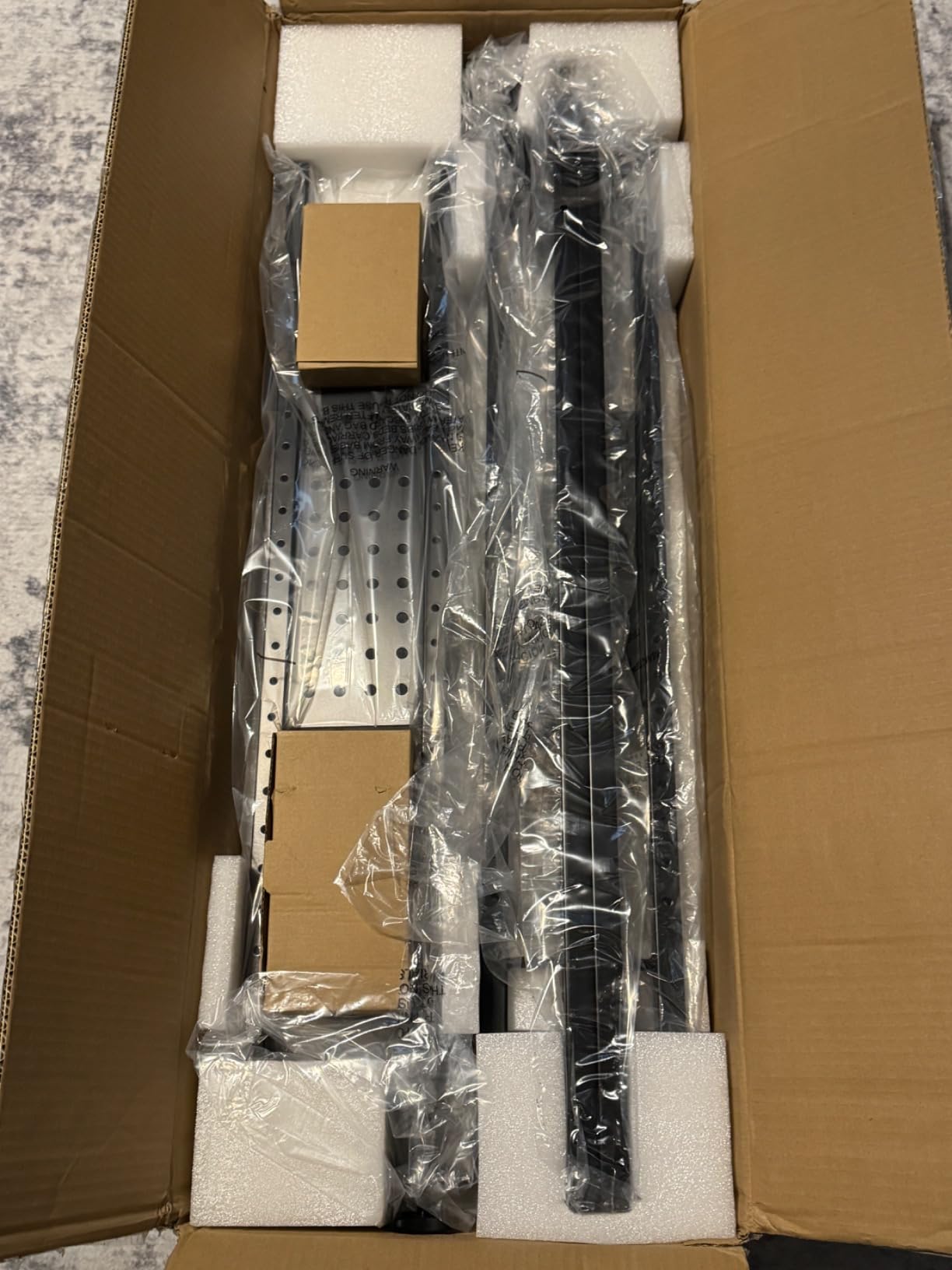 VIVO Clamp-on 40 inch 2-Tier Shelving Unit with Pegboard for Table Accessories, Gaming Devices, and More, Desktop Organizer, Black, DESK-SHELF40G customer photo 2