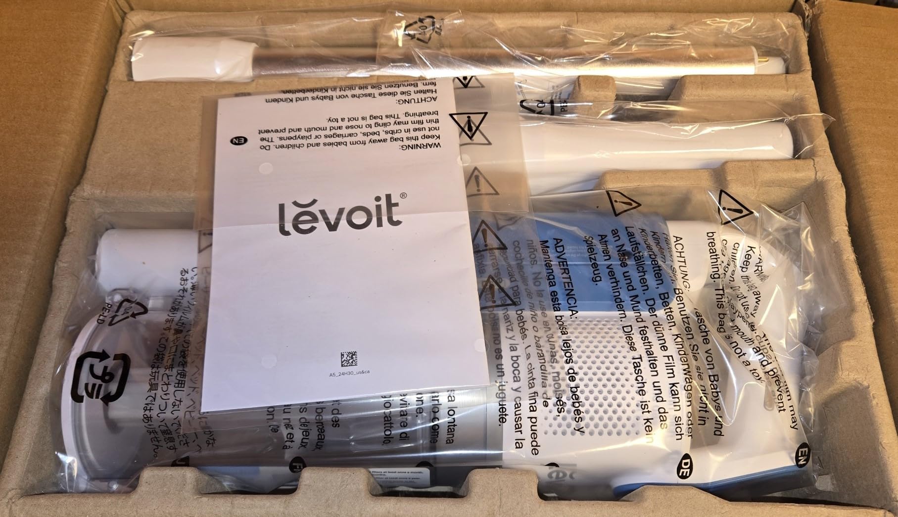 Levoit LVAC-200 White&Blue Cordless Stick Vacuum, Anti-Tangle, LED Headlights, Removable Battery, Self-Standing, Strong Suction, for Pet Hair, Hard Floor, Carpet customer photo 2