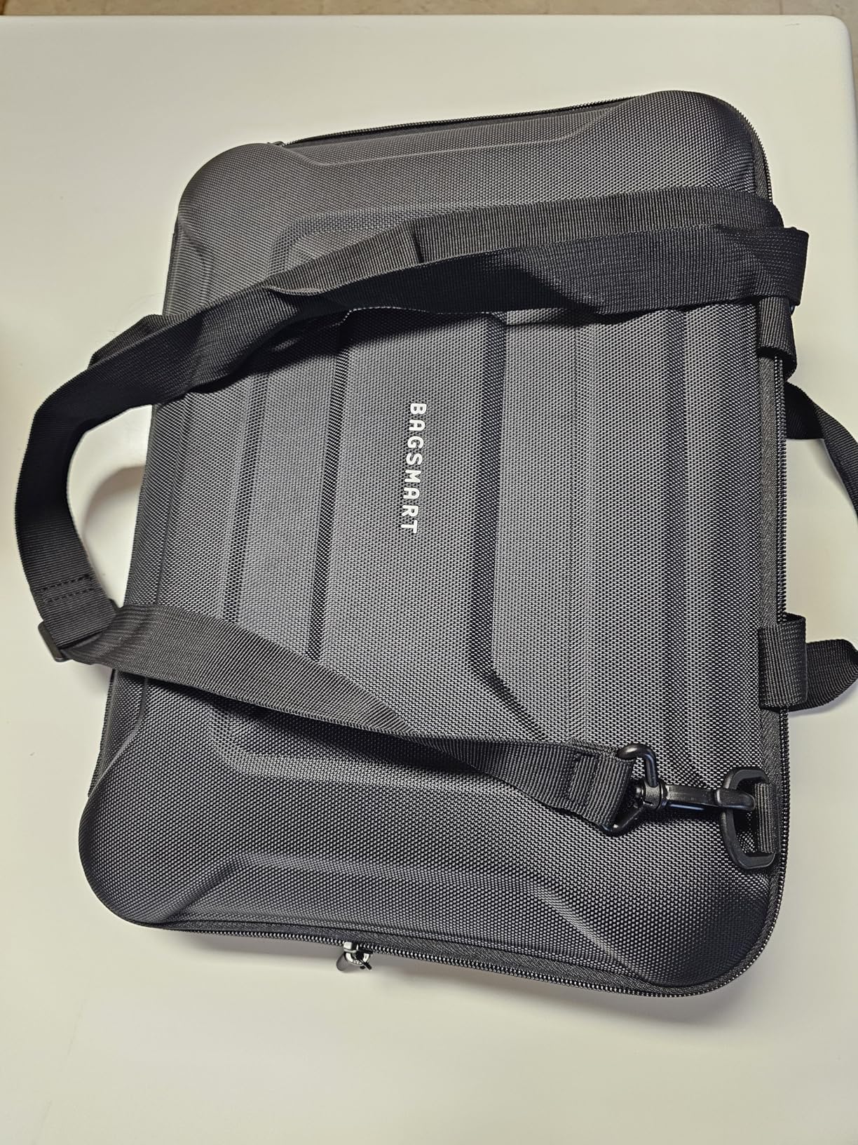 BAGSMART 15.6-16 inch Laptop Computer Case with Strap,Shockproof Waterproof Laptop Bag with Sturdy Handle customer photo 2