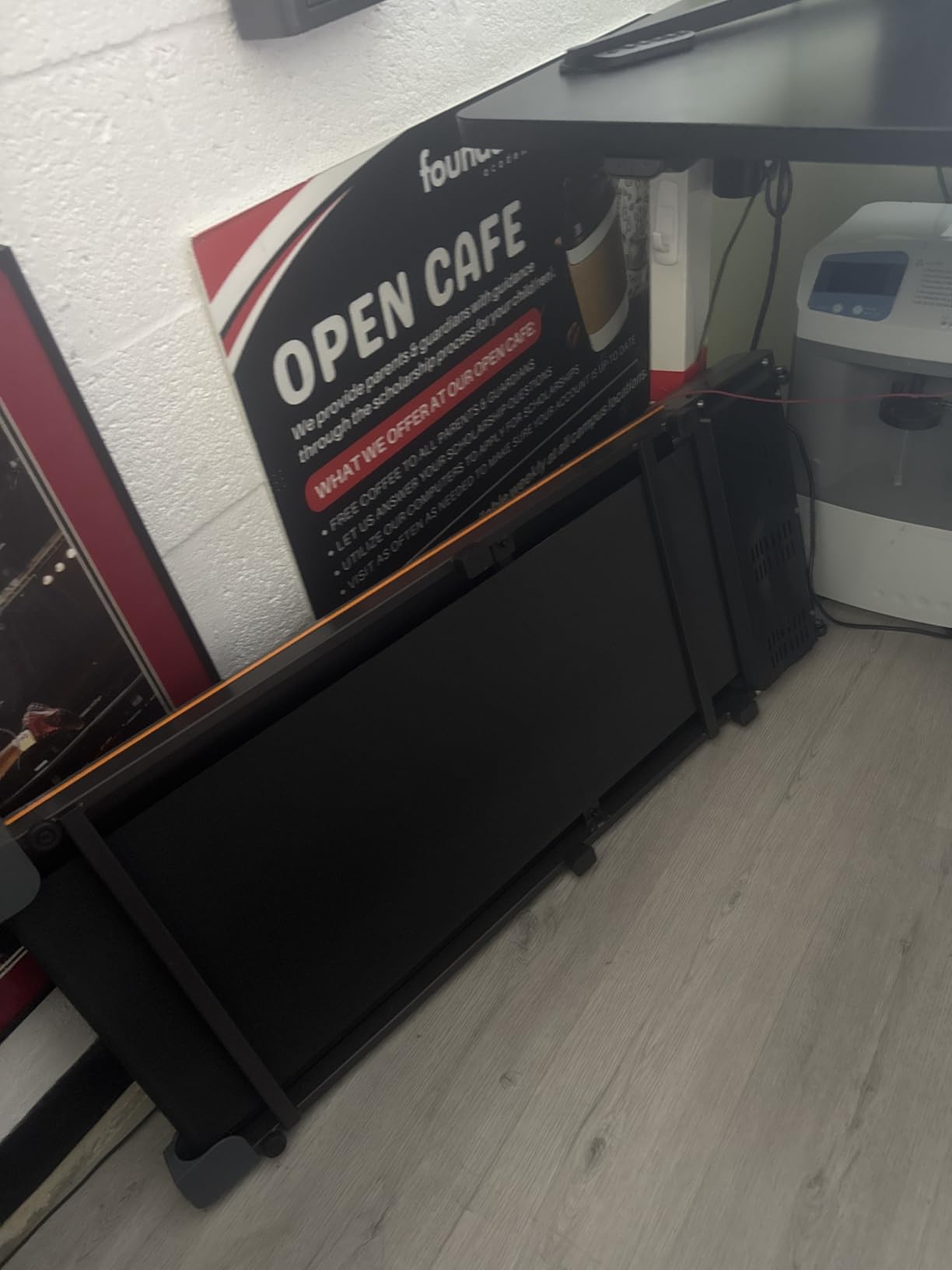 Walking Pad, Walking Pad Treadmill for Home Office, Portable Under Desk Treadmill with Remote Control and LED Display, Walking Jogging Running Machine customer photo 1