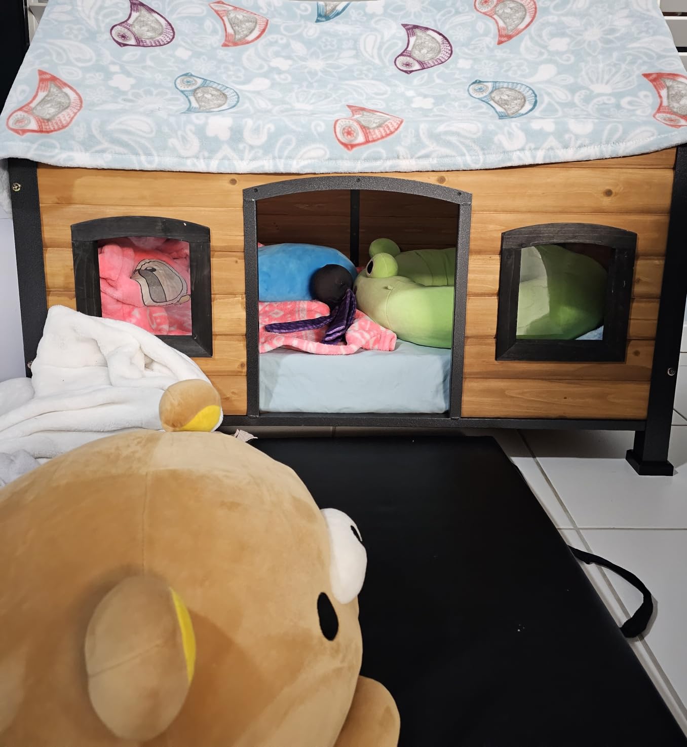 GUTINNEEN Heated Dog House Outdoor 59.1