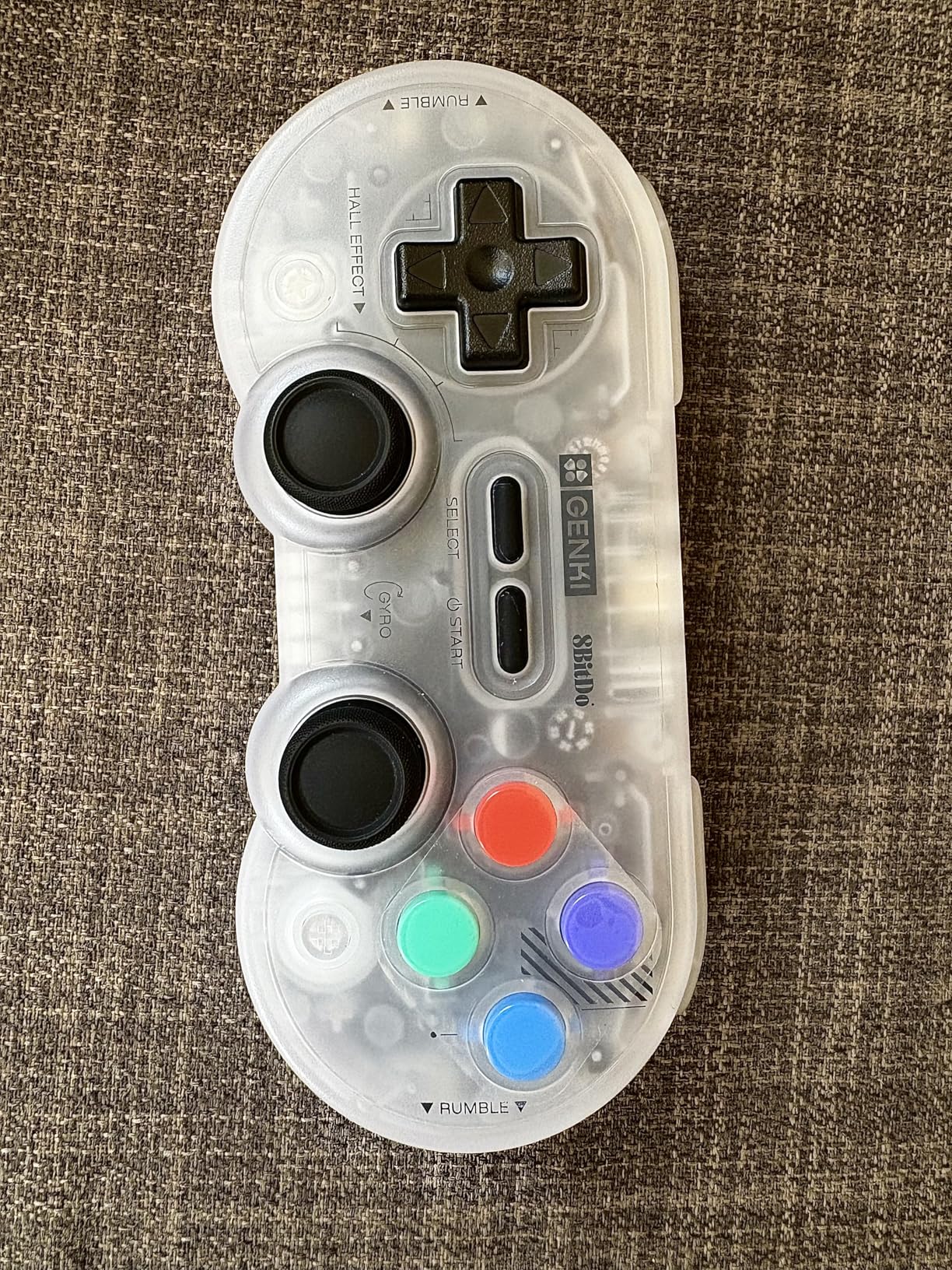 GENKI x 8BitDo PocketPro Portable Wireless Game Controller with Hall Effect Joysticks Rumble, Gyro, USB-C Cable Gamepad for Portable Consoles, Switch, Windows, Mac OS, Android, Steam Deck customer photo 1