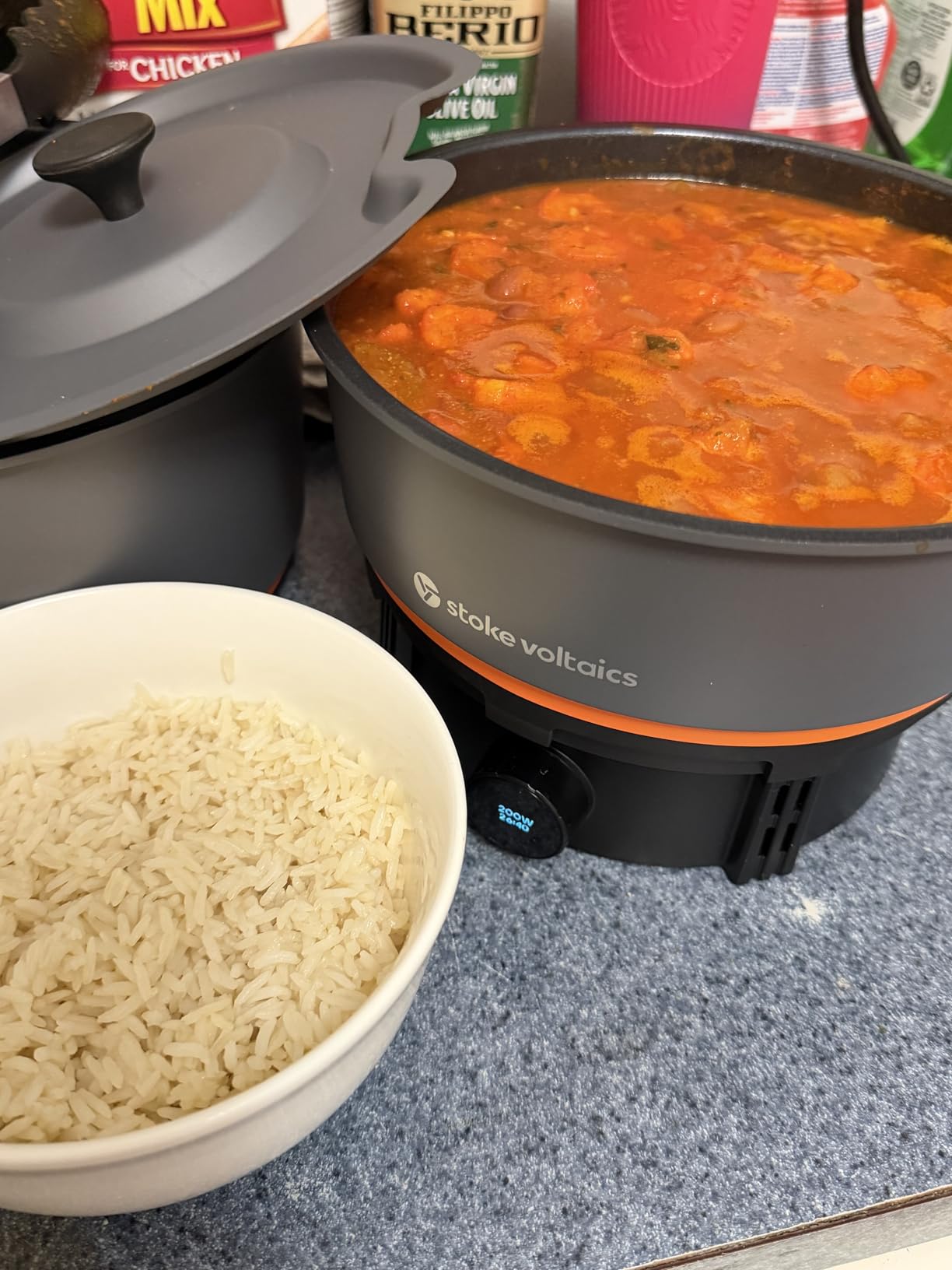 Nomad Cooking System with Bag, Electric Camping Stove 200-1000W with Pan & Pot, 120V Portable Outdoor Cooking Gear Set, Windproof Cookware for RV, EV, Overland, Vanlife, Car Camping customer photo 1