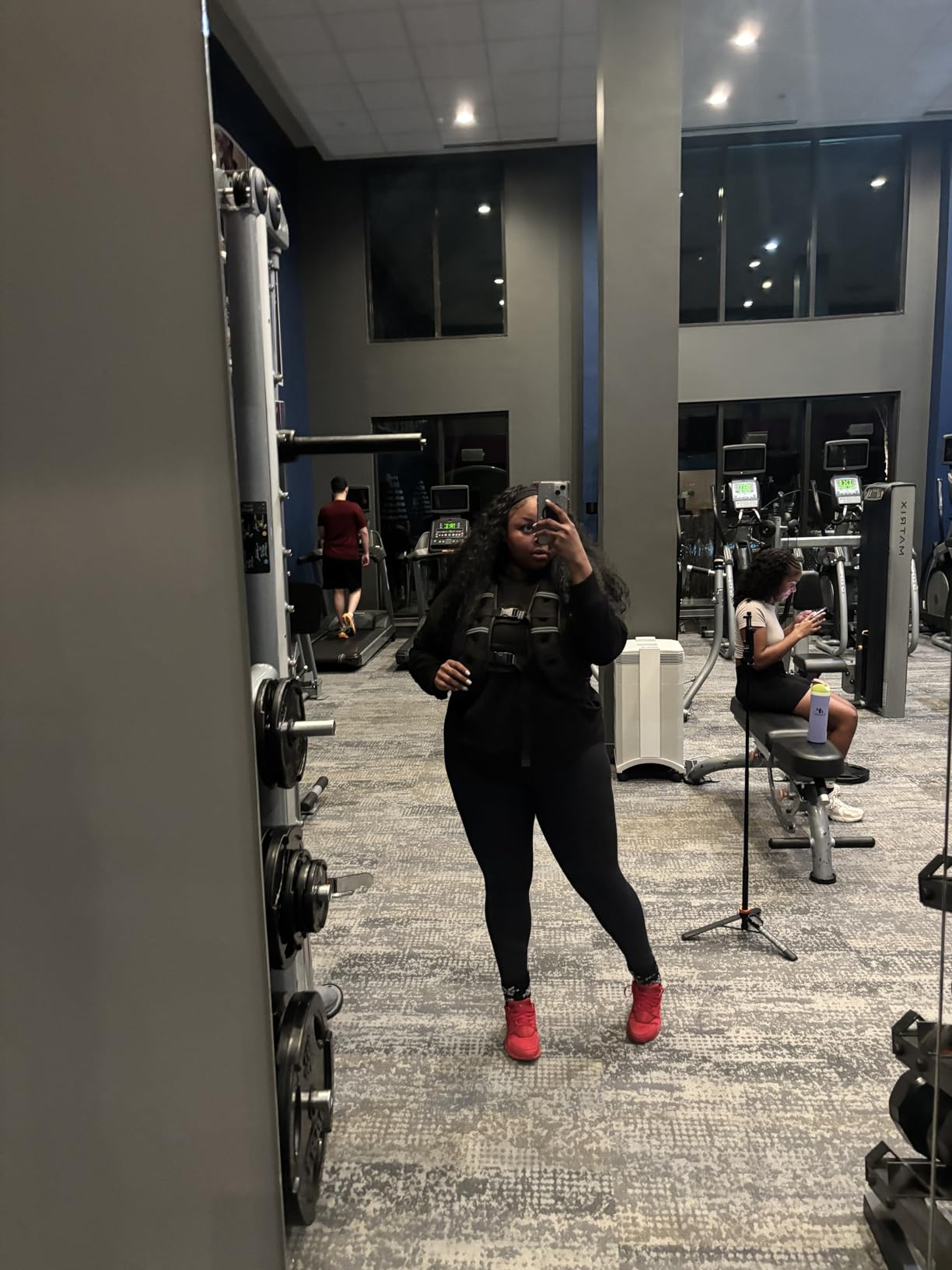 Weighted Vest, 6lb/8lb/10lb/12lb/16lb/20lb/25lb/30lb Weight Vest for Men Women, Body Weight Vests Adjustable with Reflective Stripe for Strength Training, Running, Workout, Jogging, Walking customer photo 1